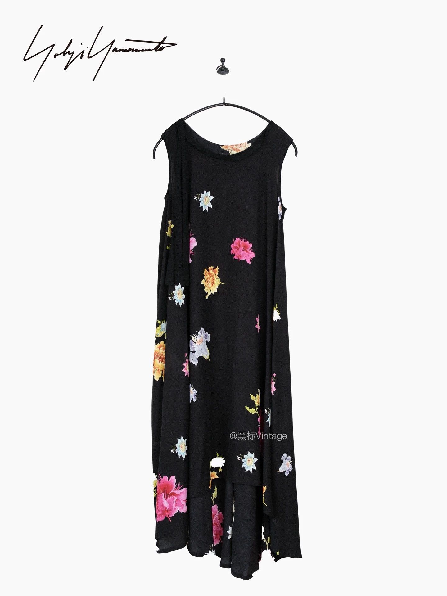 Yohji Yamamoto Yohji Yamamoto 18AW Archive Yuzen-dyed Floral Dress Size S / US 4 / IT 40 - 1 Thumbnail