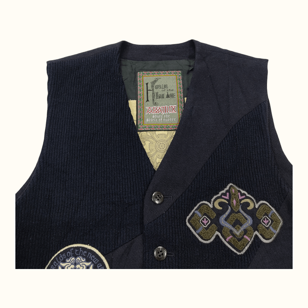 Designer × Mr. Gentleman Vintage ARAMIS Wool Vest Coat Size US M / EU 48-50 / 2 - 4 Thumbnail