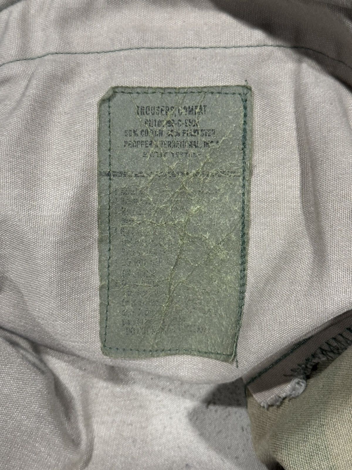 Vintage 1990s Vintage Propper US Military Camouflage Cargo Pants 36 Size US 36 / EU 52 - 8 Thumbnail