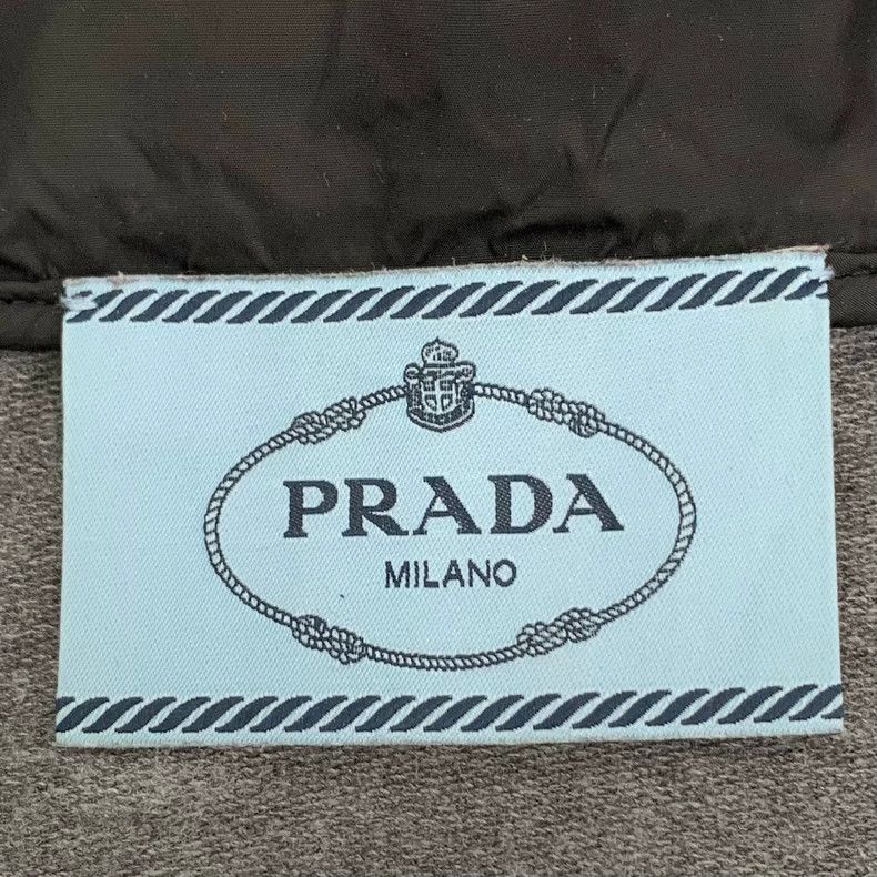 Prada Prada Logo patch hooded gray cotton zipper jacket 2501-Next Size US M / EU 48-50 / 2 - 5 Thumbnail