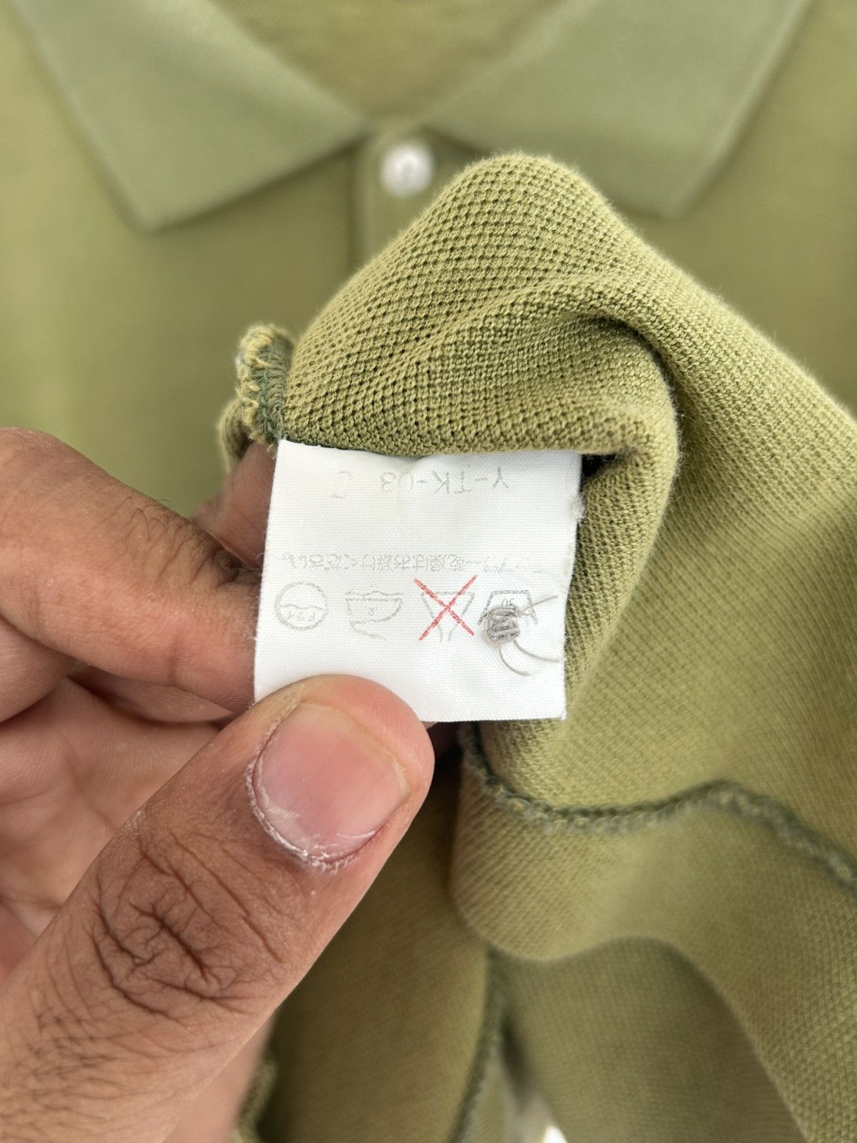 Christian Dior Monsieur Dior Olive Green Polo Tee Vintage Size US L / EU 52-54 / 3 - 8 Thumbnail