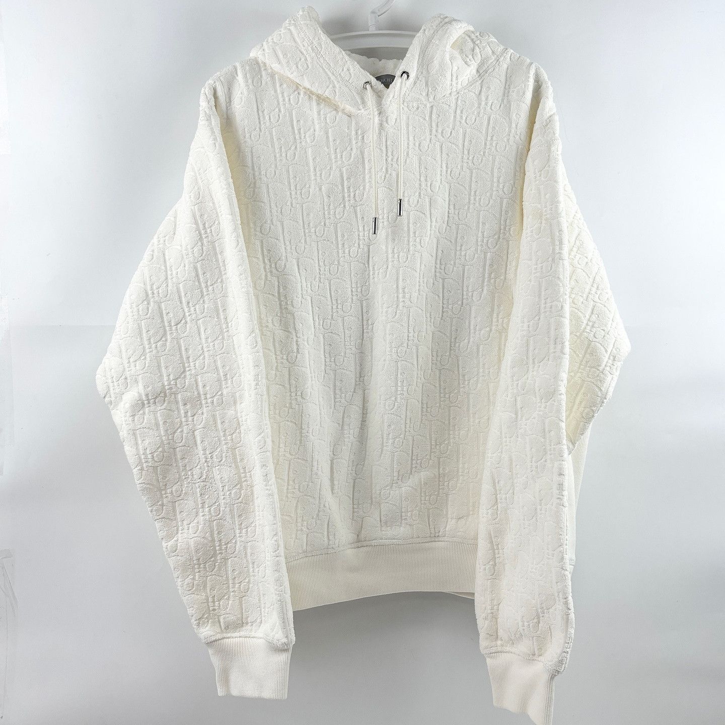 Dior Dior Oblique Hoodie White Size XXL Size US XXL / EU 58 / 5 - 1 Thumbnail