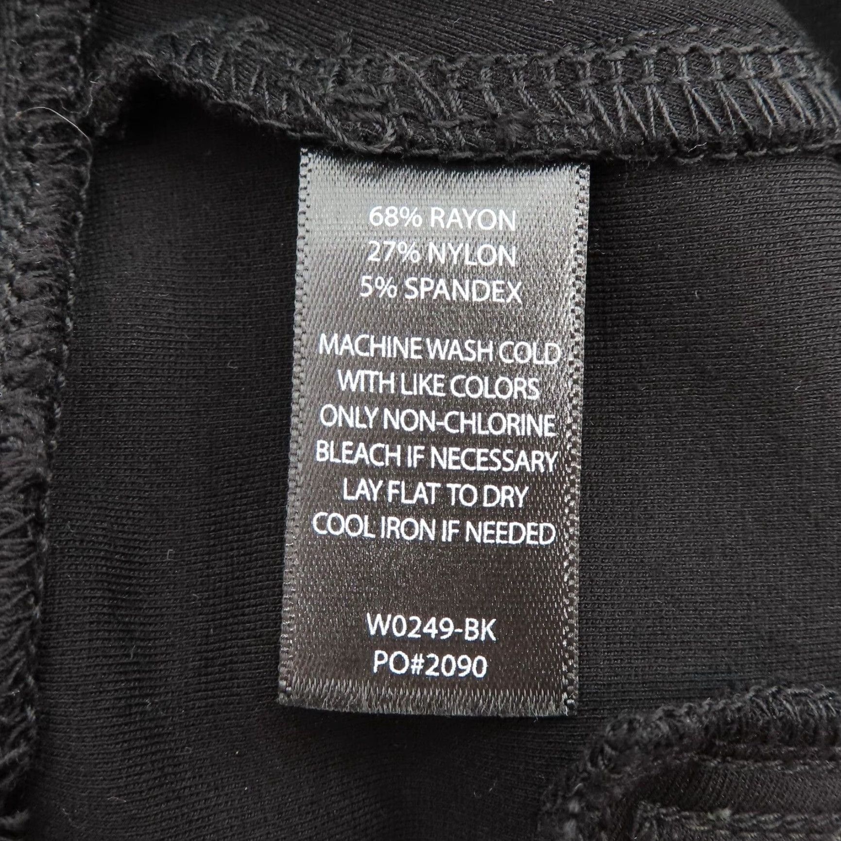 Vintage Betabrand Women Large W0249-BK Crop Classic Dress Yoga Pants Solid Black Size 36" / US 14 / IT 50 - 7 Thumbnail
