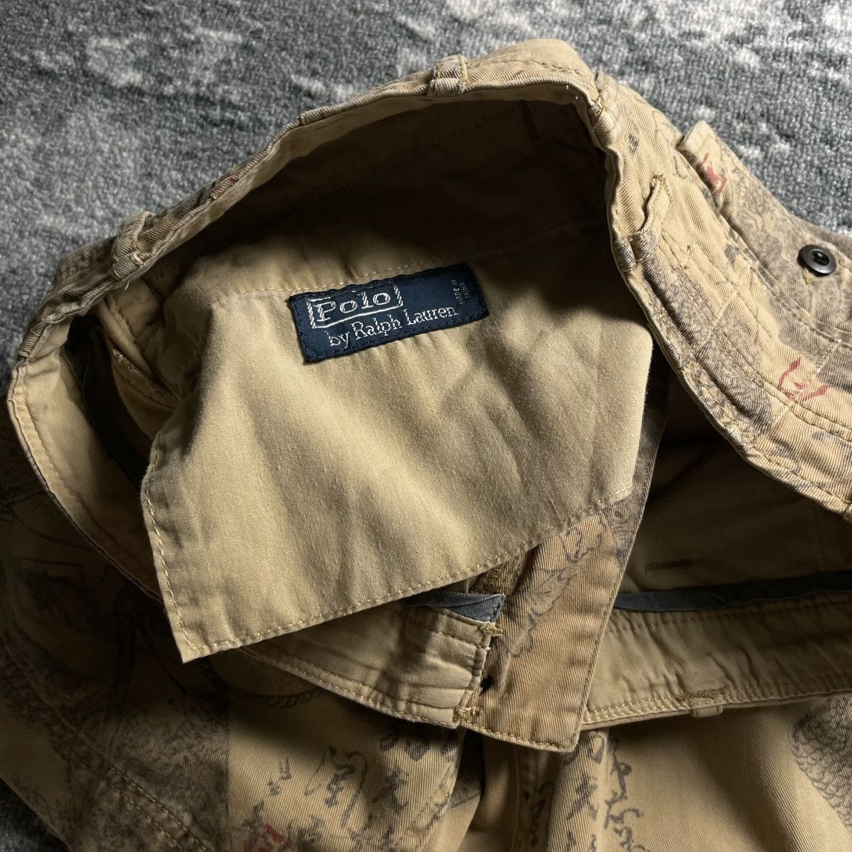 Polo Ralph Lauren Polo Ralph Lauren Khaki Japan Military Shorts Size US 32 / EU 48 - 7 Thumbnail
