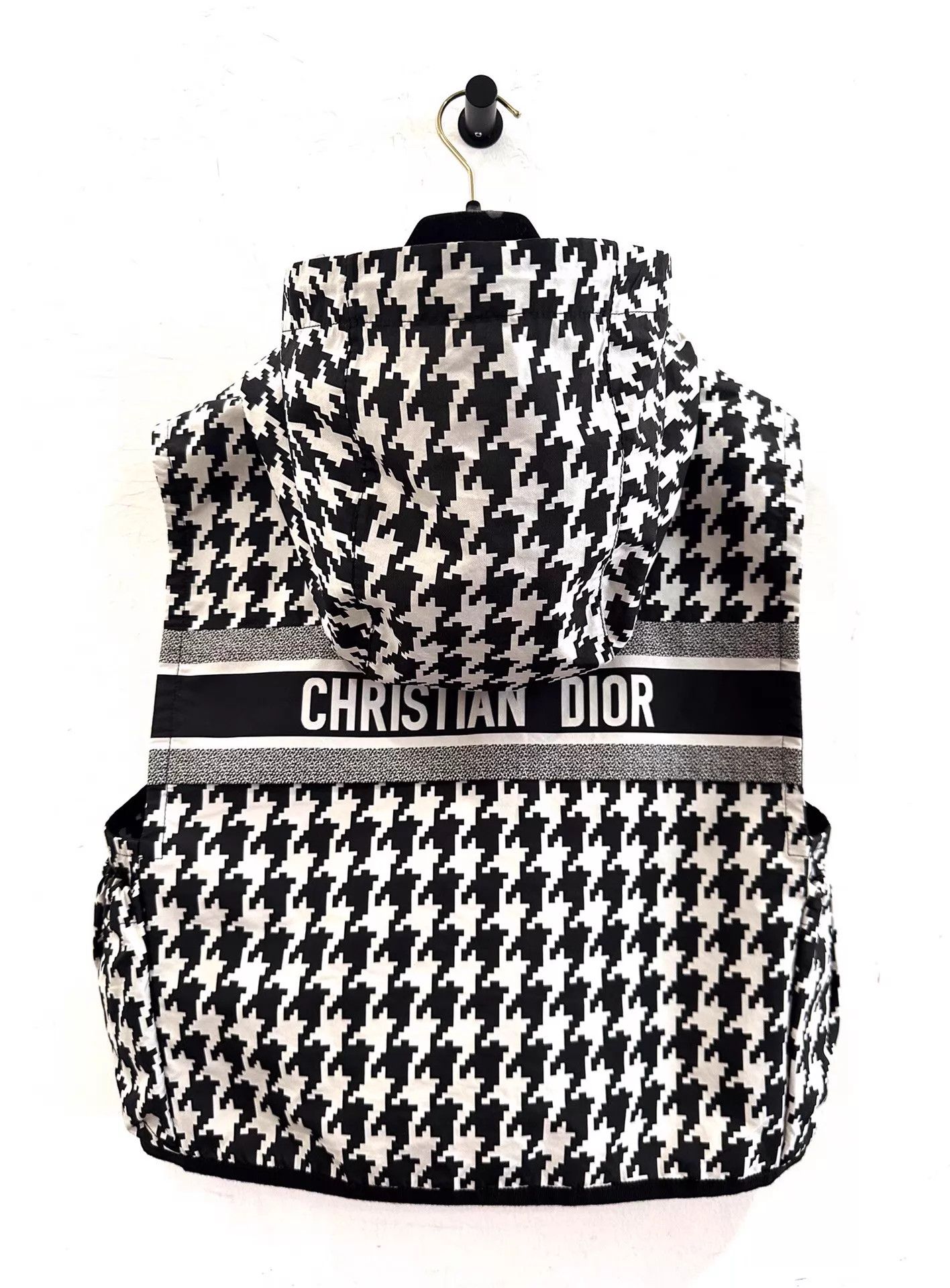 Dior Dior hooded zip vest logo wmn blk wht houndstooth M Size M / US 6-8 / IT 42-44 - 1 Thumbnail