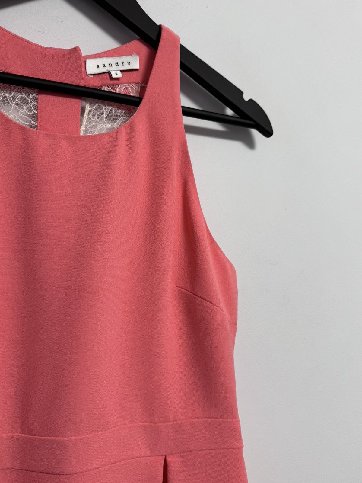Sandro Sandro Mini dress Pink Size XS / US 0-2 / IT 36-38 - 7 Thumbnail