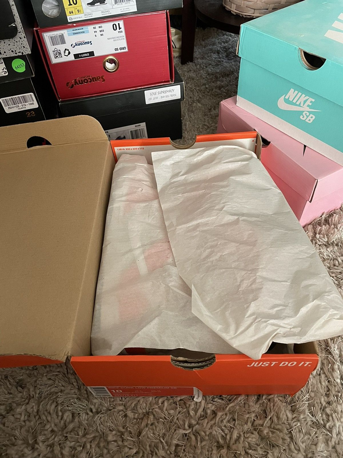 Nike SB Nike Dunk Low SB Orange Box Size US 10 / EU 43 - 10 Thumbnail