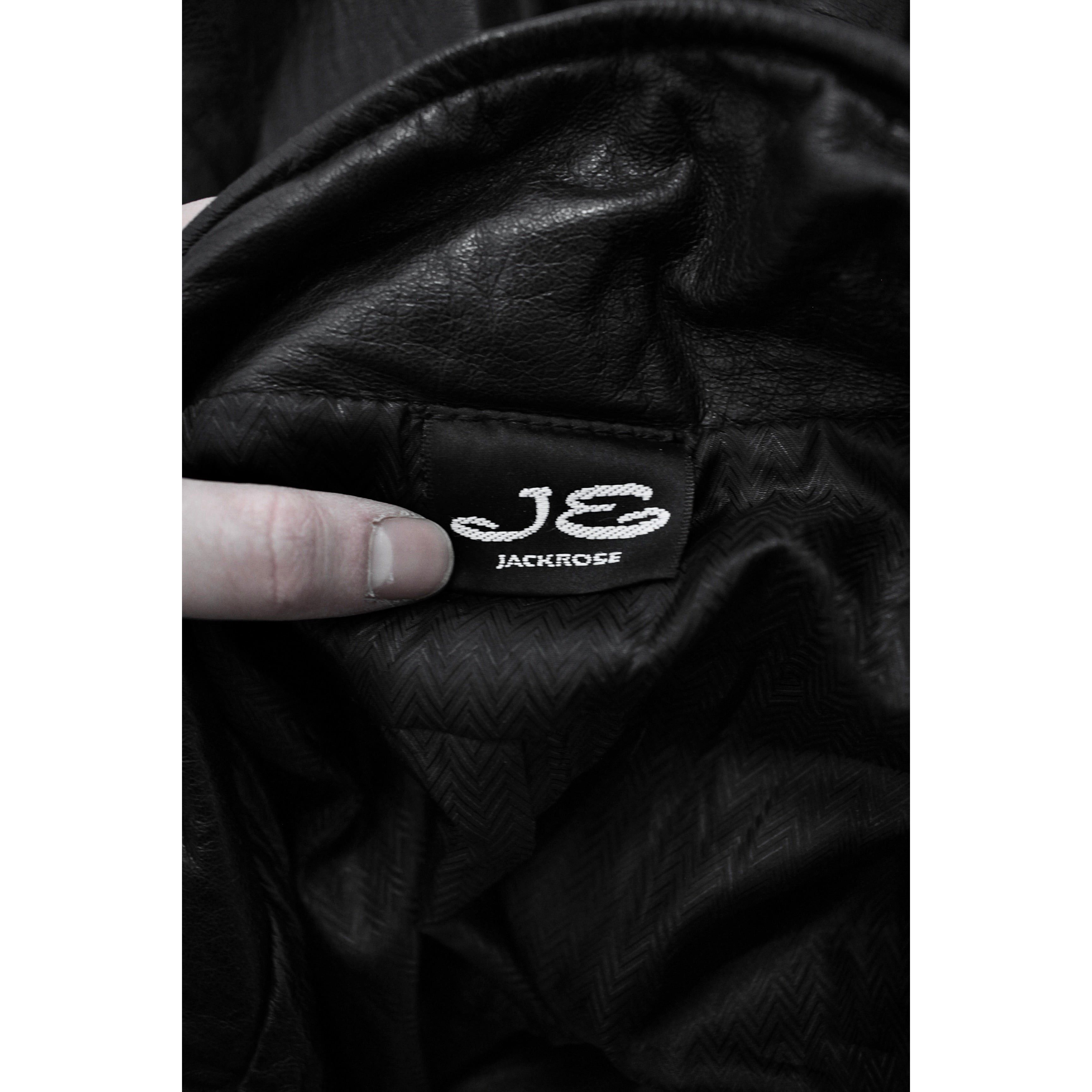 JACKROSE Early 00s Pigskin Leather Rider Jacket
