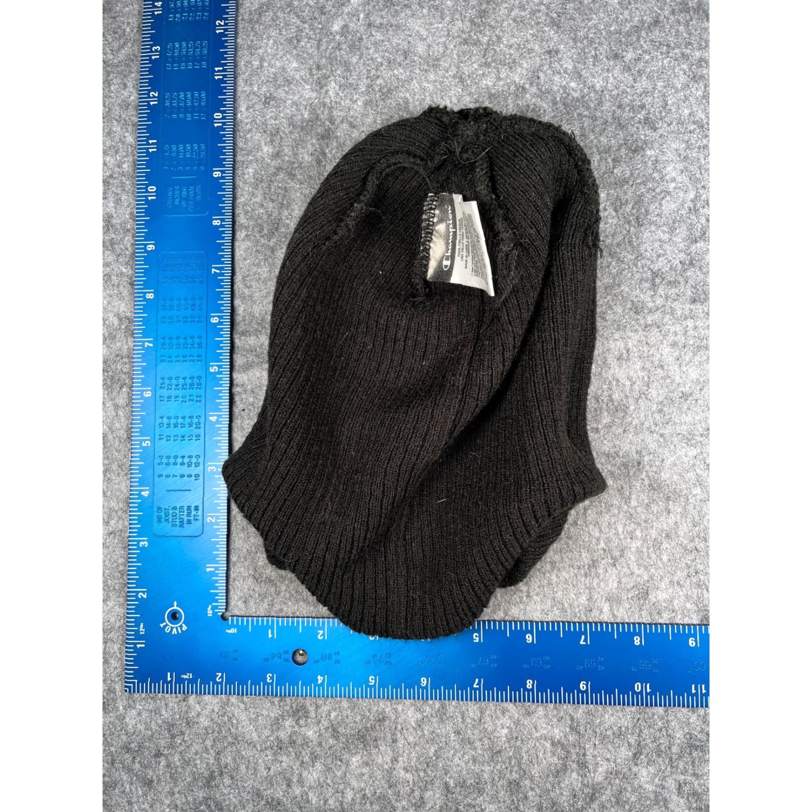 Champion Champion Headwear Beanie Adult One Size Black Knit 100% Acrylic Ski Hat Unisex Mens Womens Beanie Outlet Casual Winter Accessories Size ONE SIZE - 6 Thumbnail