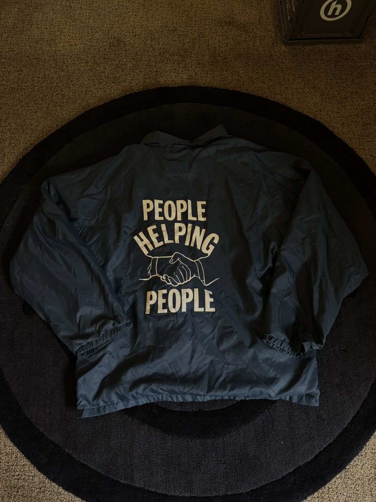 Vintage Rare Helping People Union Coaches Jacket Ref XL Size US XL / EU 56 / 4 - 1 Thumbnail