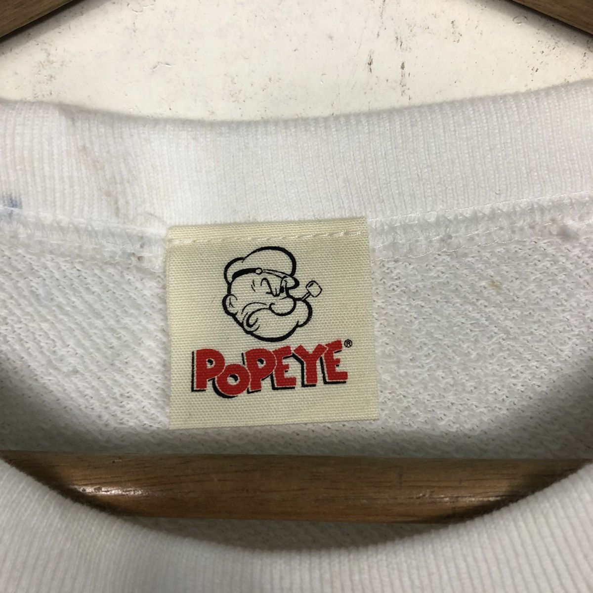 Cartoon Network 📌Vintage Sweatshirt Popeye Big Logo Design Size US M / EU 48-50 / 2 - 14 Thumbnail