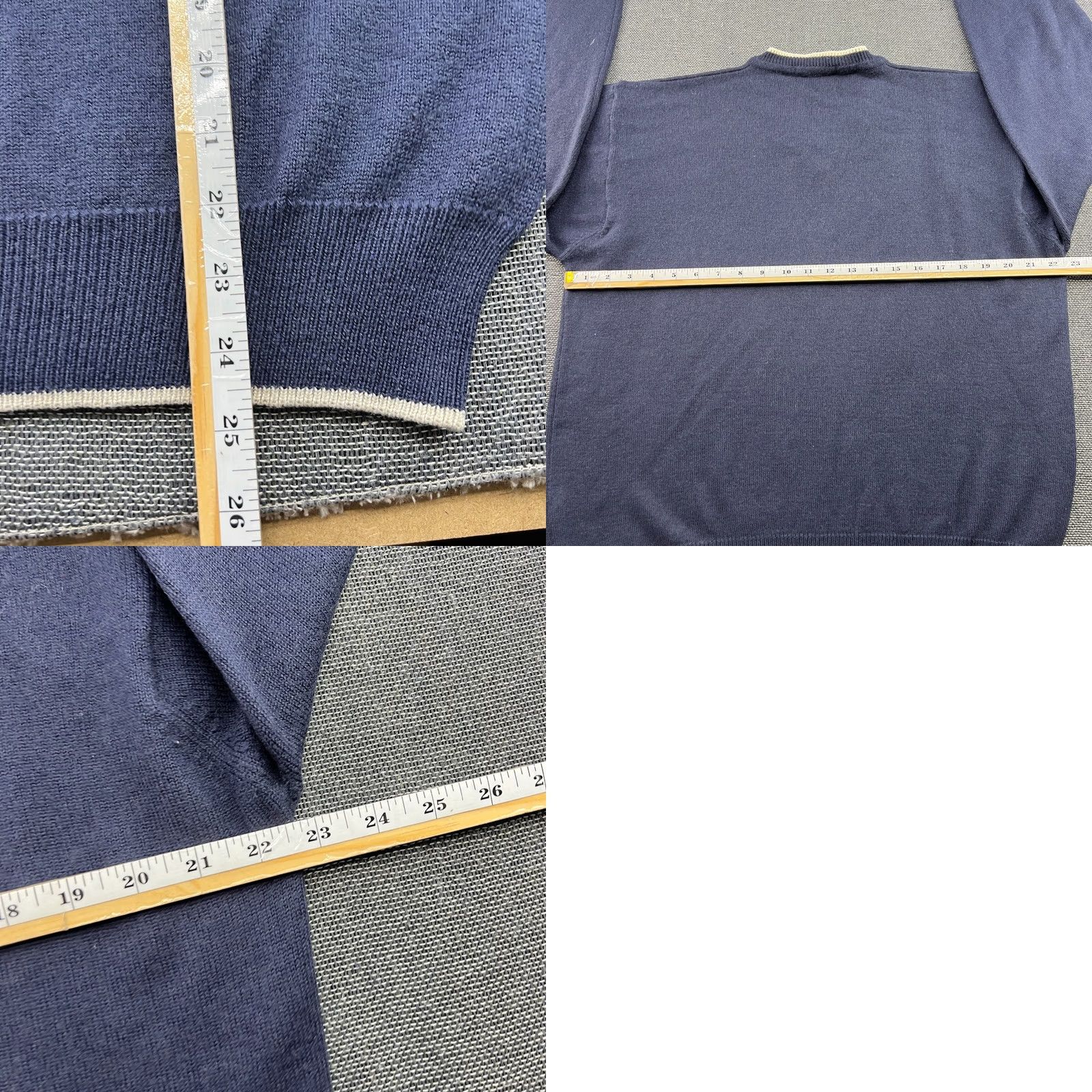 Dainese VINTAGE Dainese Sweater Mens Large Blue V-Neck Wool Acryl Blend Pullover Jumper Size US L / EU 52-54 / 3 - 8 Thumbnail
