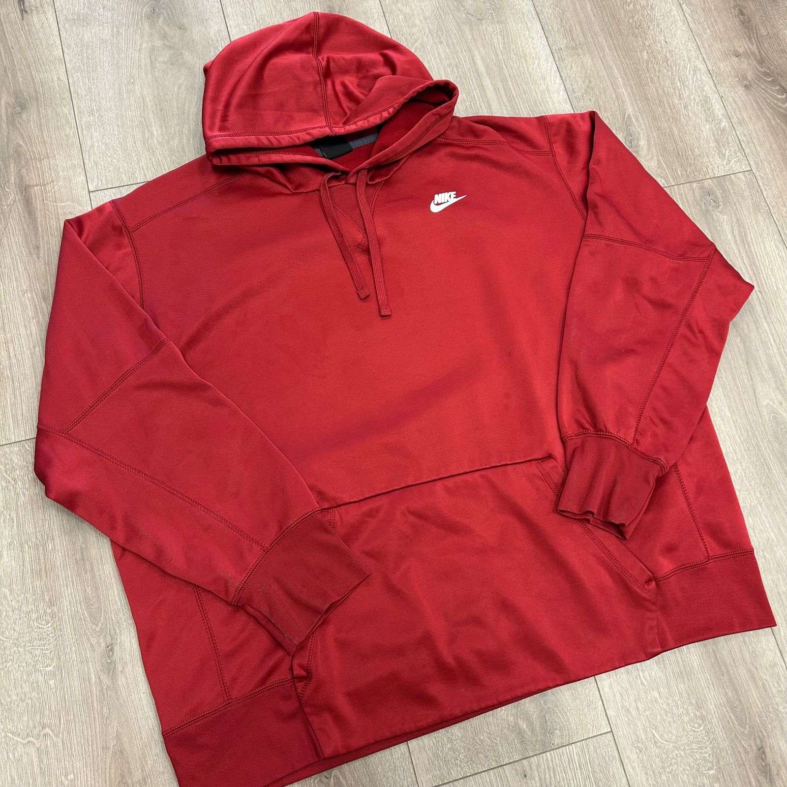 Nike Nike Therma-FIT Cardinal Red Hoodie Sweater Pullover Size US XXL / EU 58 / 5 - 2 Thumbnail