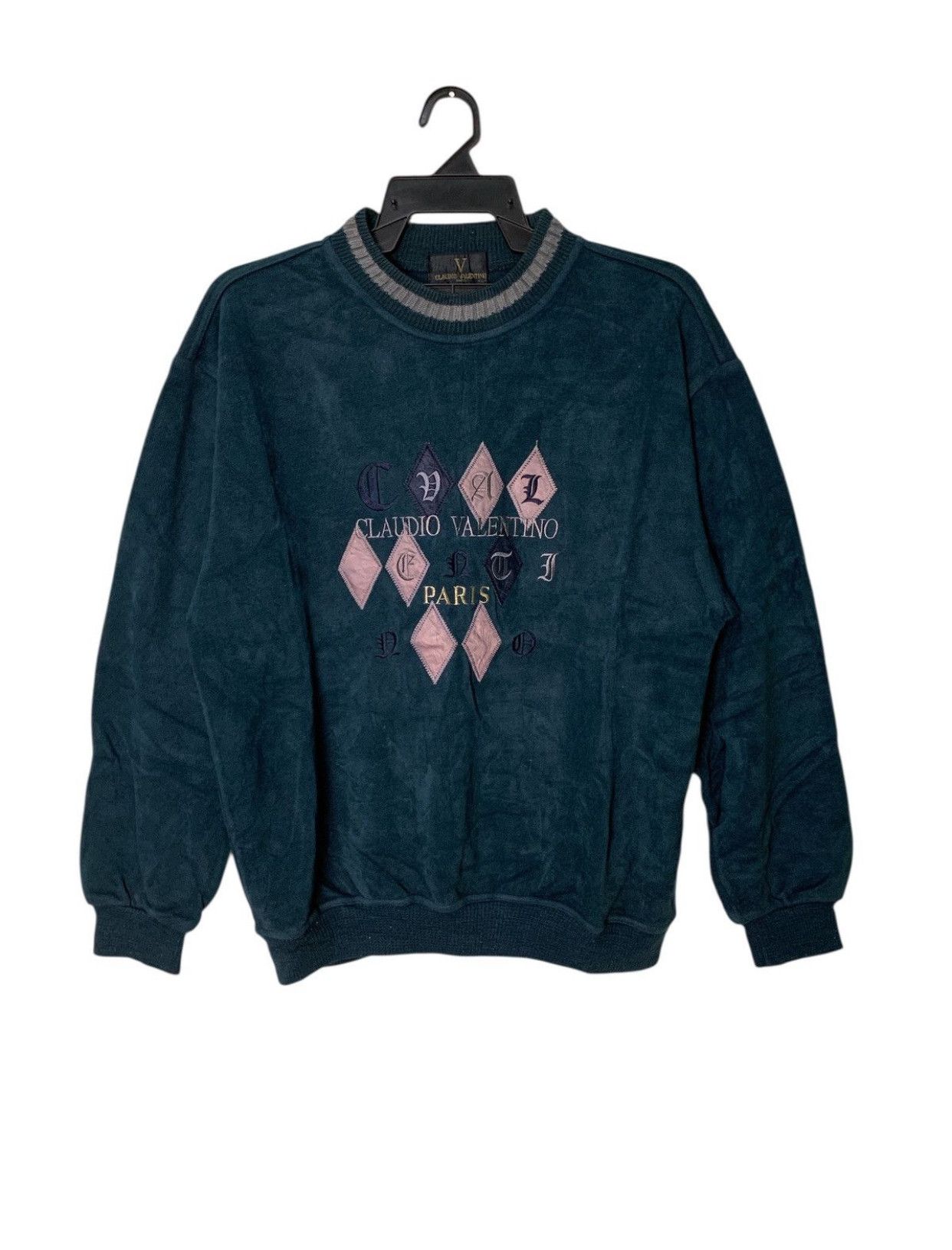 Valentino Rare Design Vintage Claudio Paris Sweatshirts Size L / US 10 / IT 46 - 1 Thumbnail