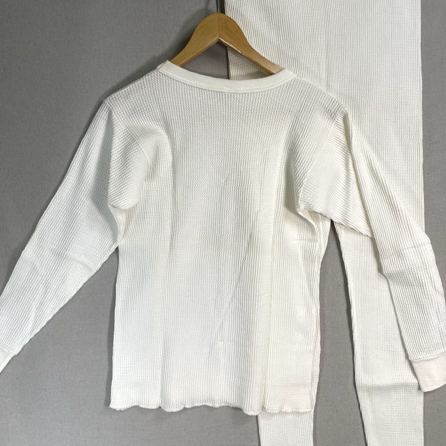 Vintage VINTAGE 1980s Remson White Cotton Blend Ladies Thermal Underwear Shirt M 38-40 USA Womens Size M / US 6-8 / IT 42-44 - 6 Thumbnail