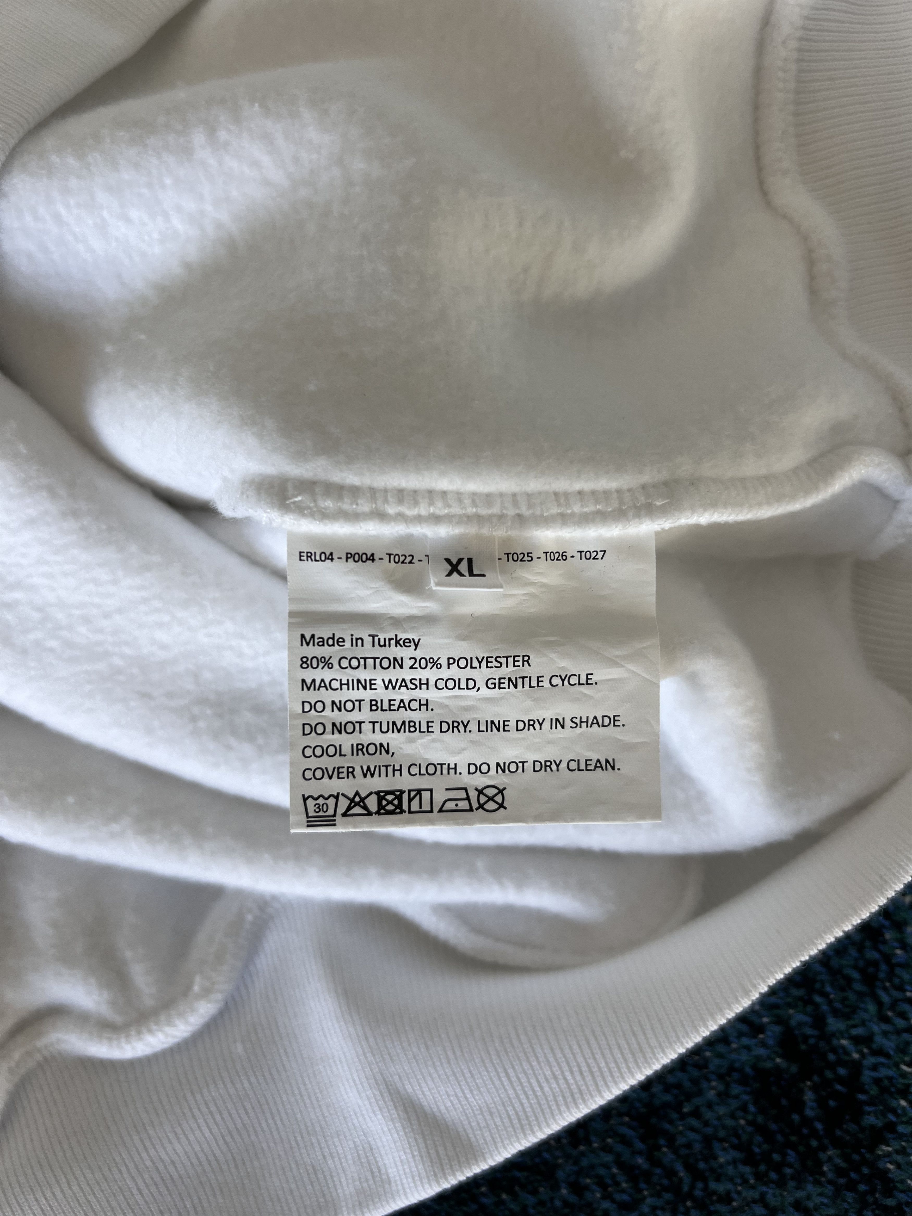 ERL ERL Swirl Hoodie in White Size US XL / EU 56 / 4 - 8 Thumbnail