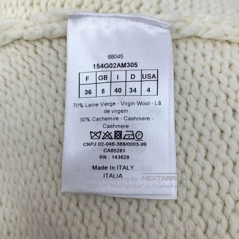 Dior Dior Beige Wool Pullover Sweater for Women . Size XS / US 0-2 / IT 36-38 - 8 Thumbnail