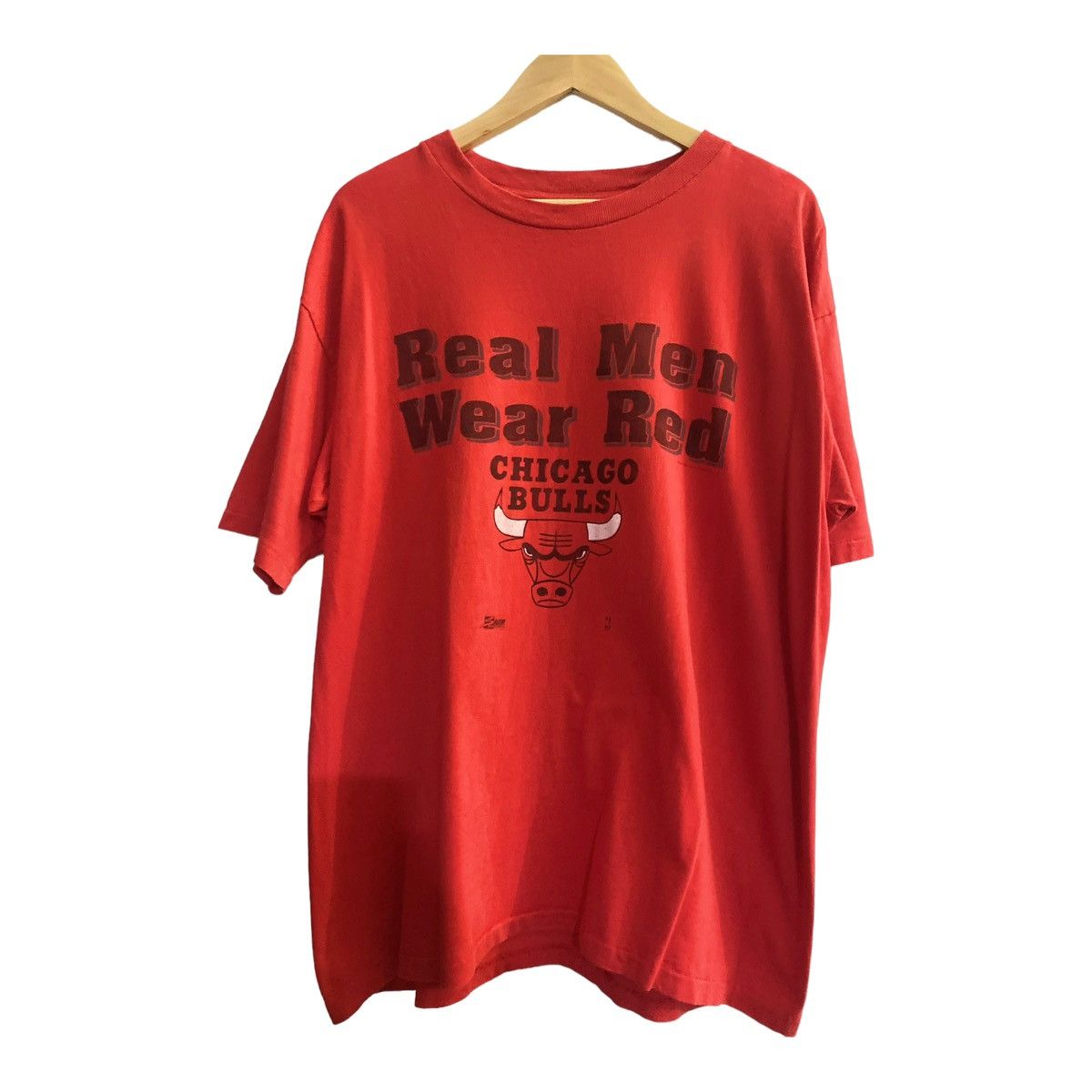 Chicago Bulls Real Men Wear Red #SKU-A589