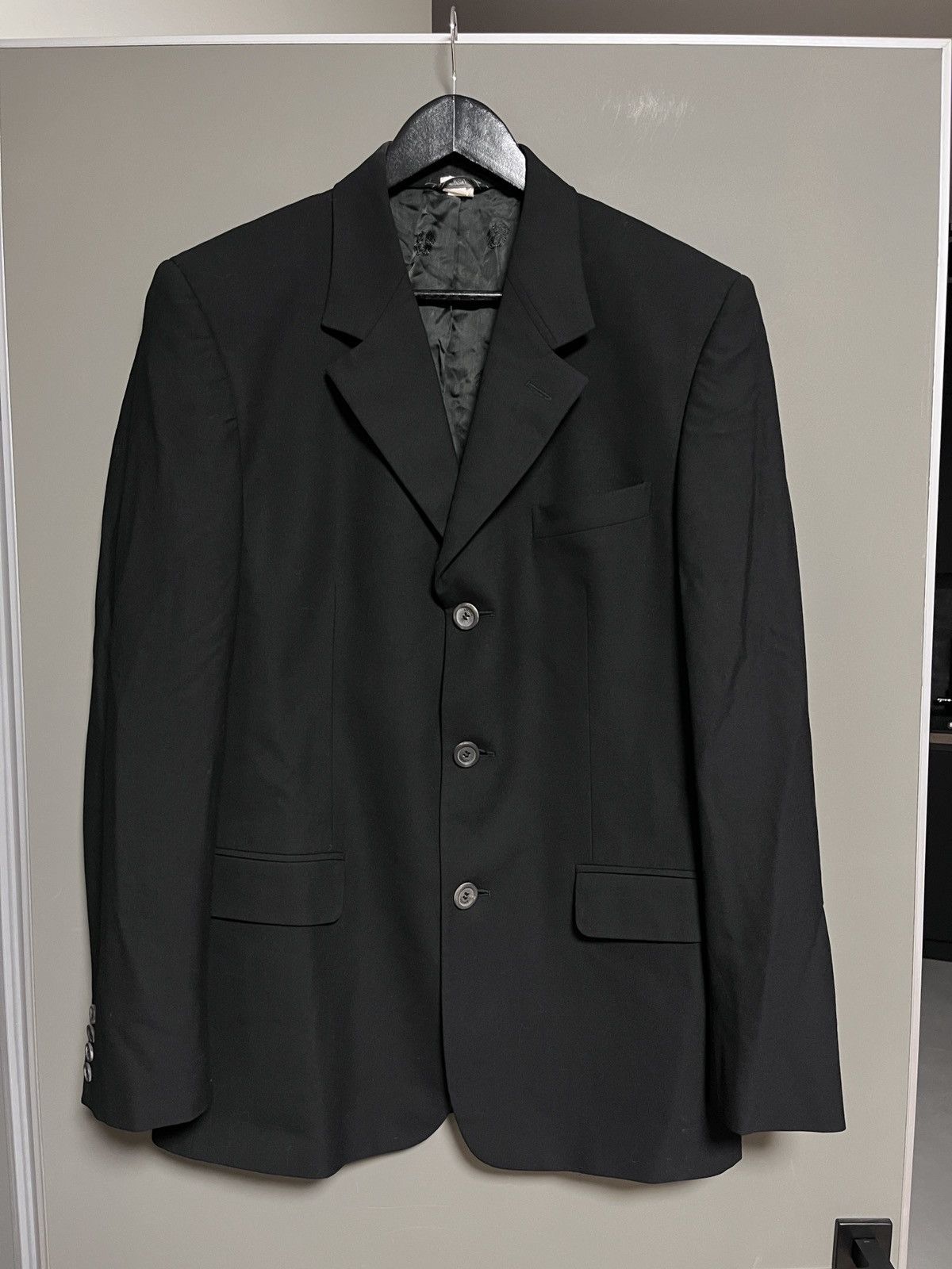 image of Gianni Versace Couture Vintage Blazer in Black, Men's (Size 48R)