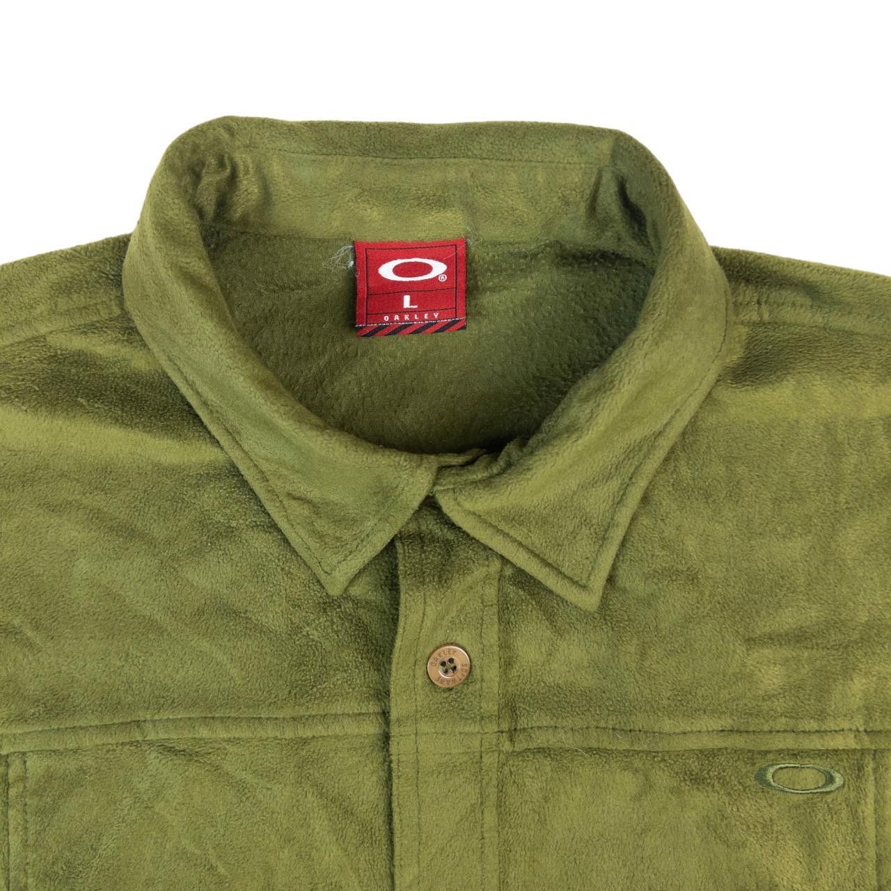 Oakley Vintage Oakley Fleece Long Sleeve Button Up Shirt Size L Size US L / EU 52-54 / 3 - 3 Thumbnail