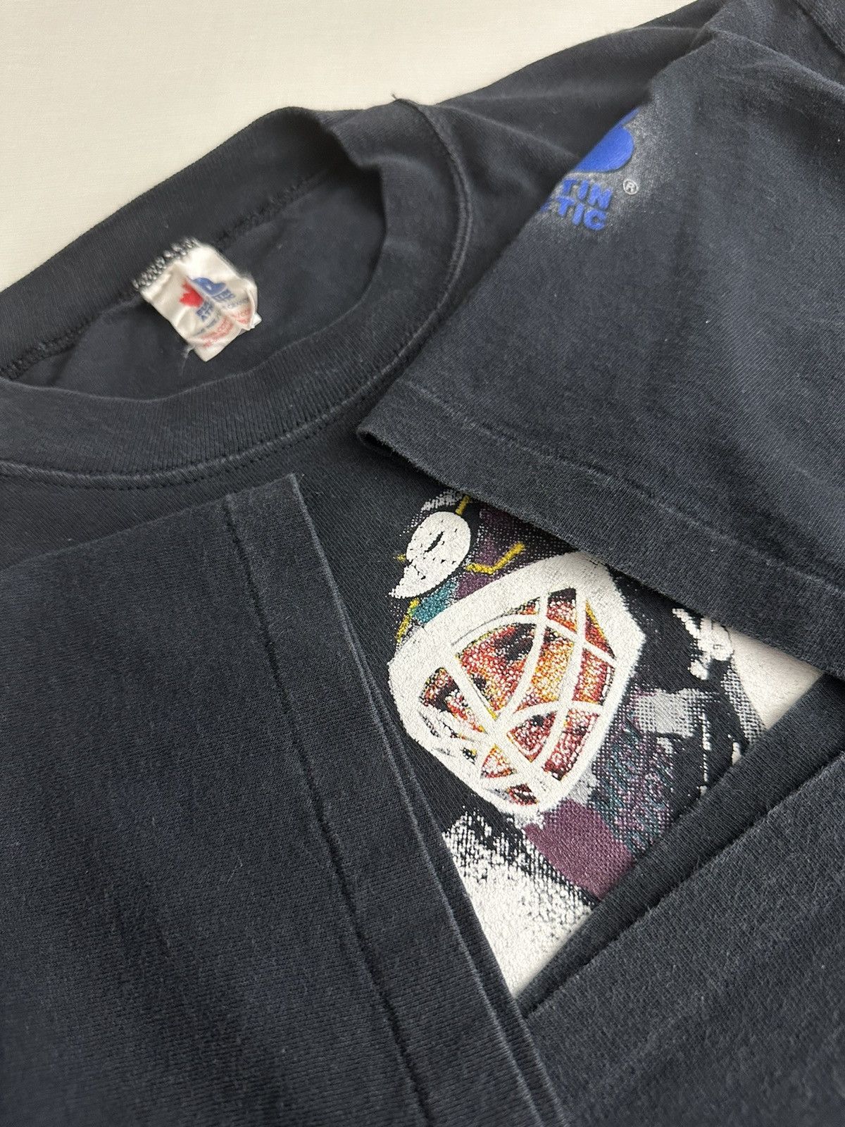 NHL × Vintage Vintage 90s Anaheim Mighty Ducks AOP Bulletin Athletic OSFA Size US XL / EU 56 / 4 - 8 Thumbnail