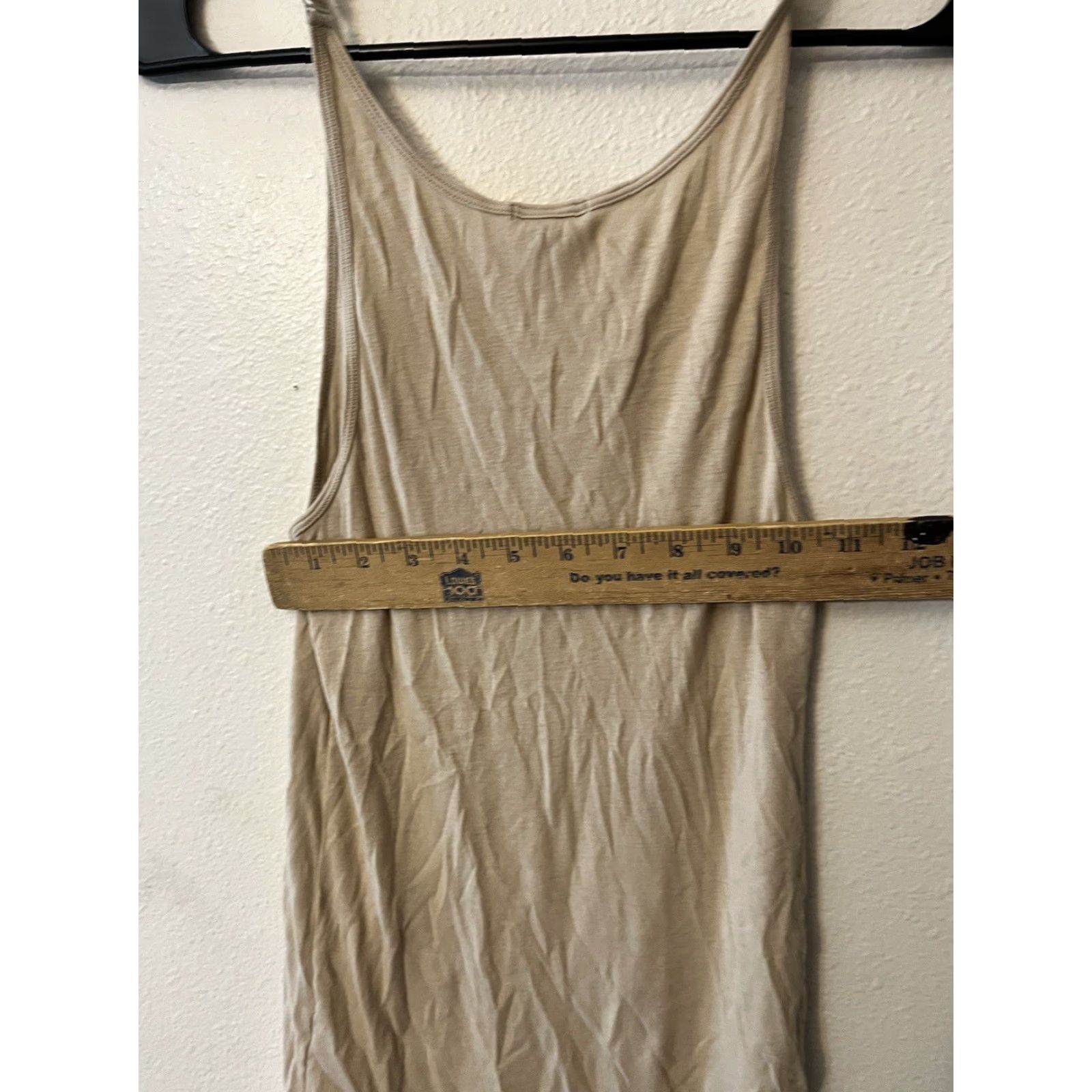 Theory VINTAGE Theory Women's Tank Top Size Medium Beige Viscose Crew Neck Summer Casual Size M / US 6-8 / IT 42-44 - 4 Thumbnail
