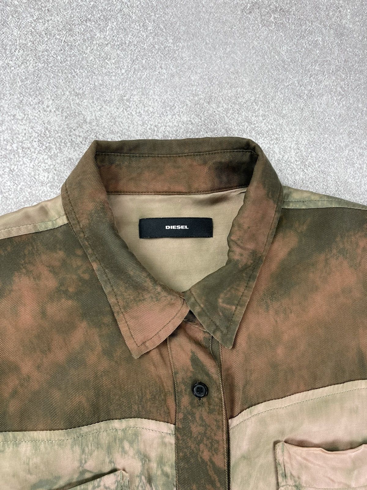 Diesel Diesel Custom Tie Dye Short Sleeve Shirt Size US S / EU 44-46 / 1 - 8 Thumbnail