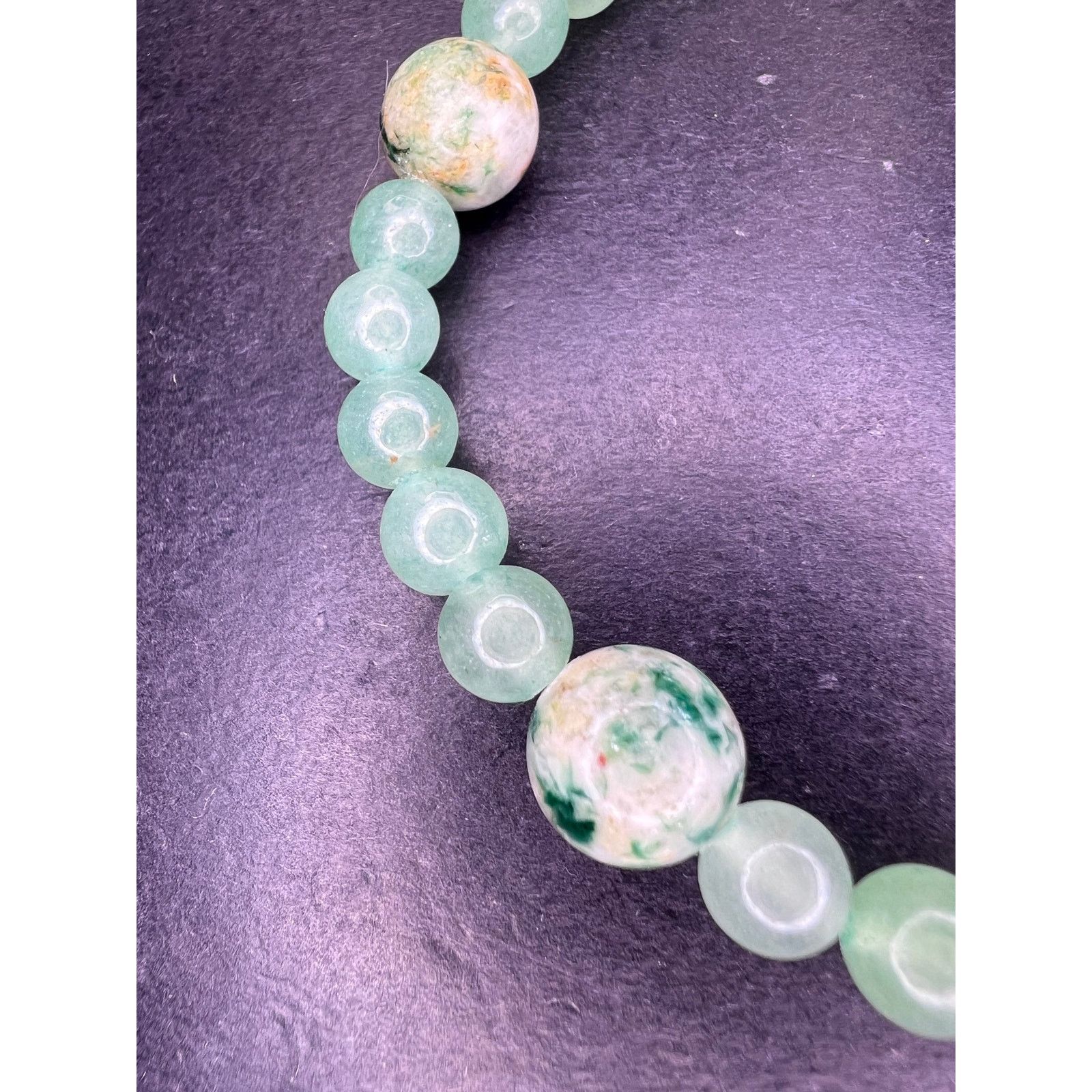 Other Green aventurine, and Hackmanite stretch bracelet 8 inch Size ONE SIZE - 6 Thumbnail