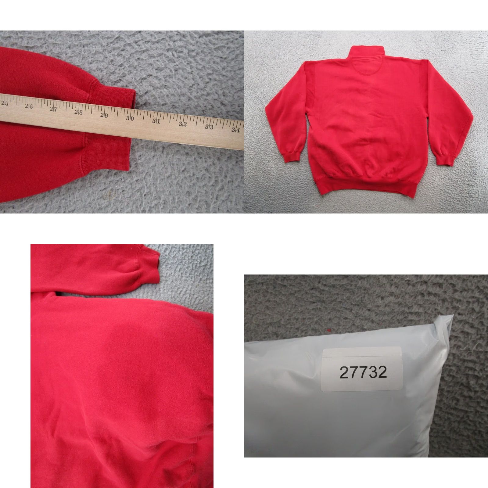 Vintage VINTAGE Wisconsin Badgers 1/4 Zip Sweatshirt Men L Red 90s 1999 Cadre Shirt Size US L / EU 52-54 / 3 - 8 Thumbnail