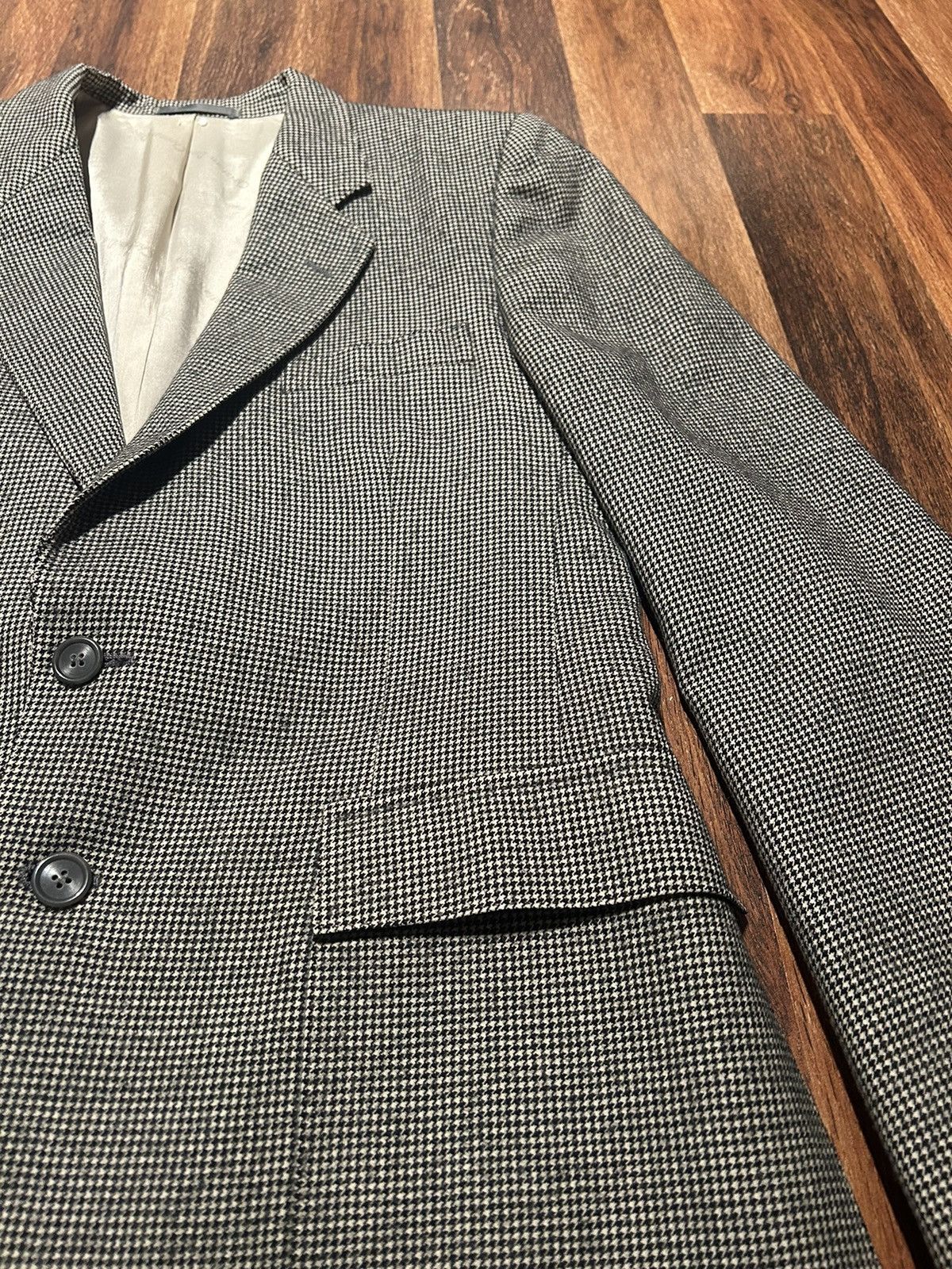 Christian Dior Monsieur Christian Dior Monsieur Mens Wool Tweed Blazer Size 34S - 3 Thumbnail