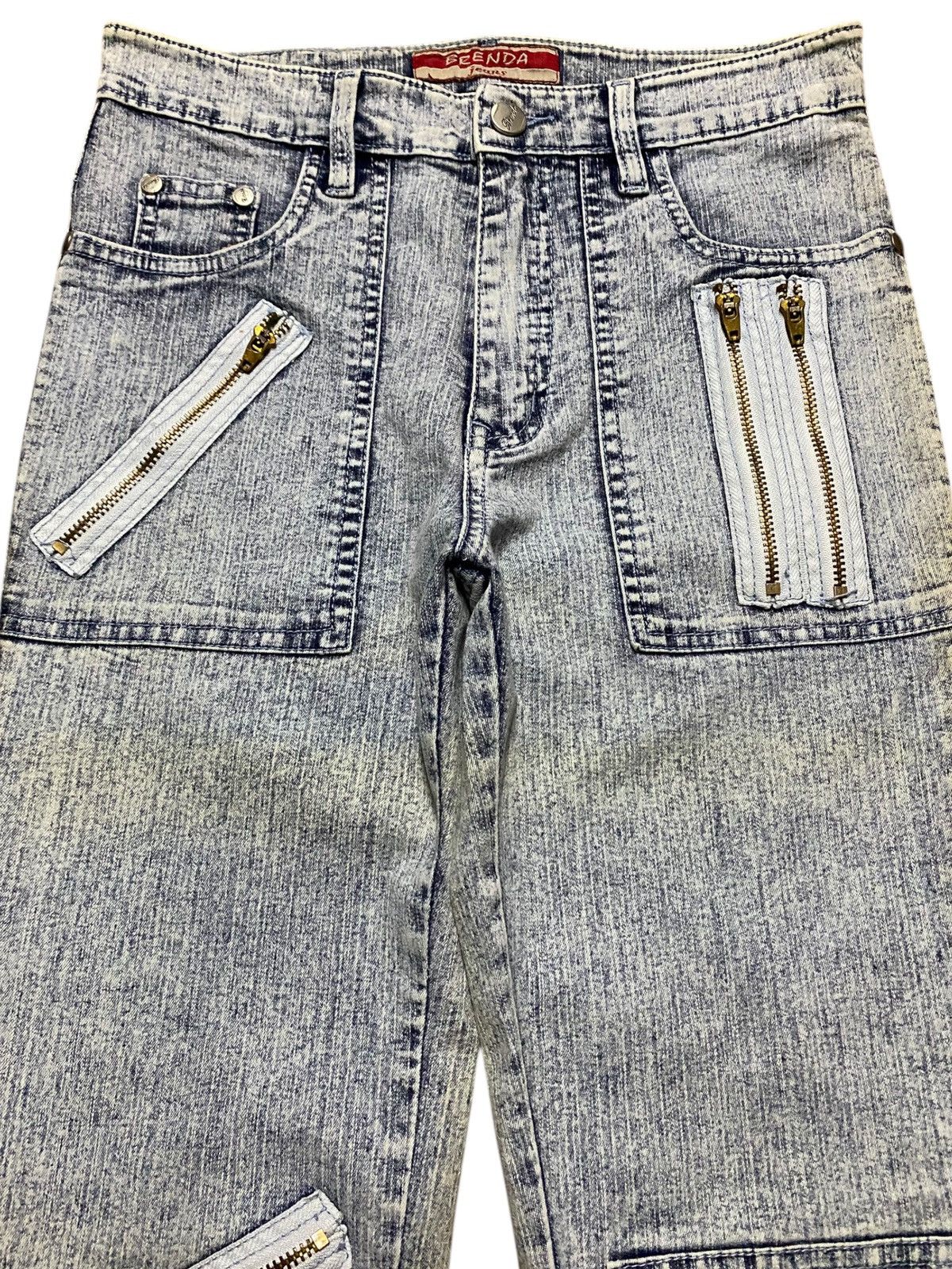 Japanese Brand Vintage Japanese Brand Brenda Zipper Skinny Jeans Size 26" / US 2 / IT 38 - 3 Thumbnail