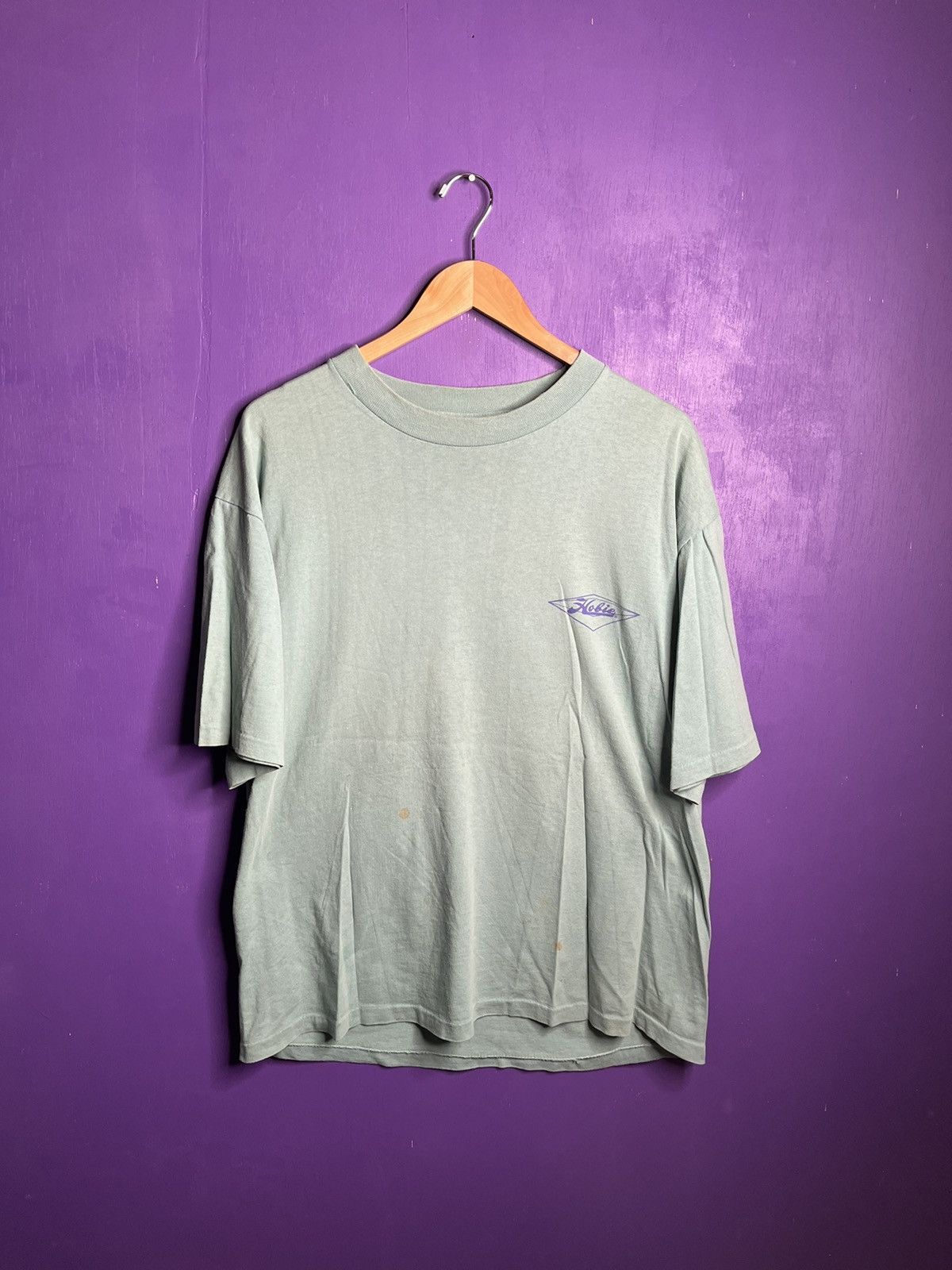 Vintage Vintage 80s HOBIE surfwear cycling t-shirt Size US L / EU 52-54 / 3 - 1 Thumbnail