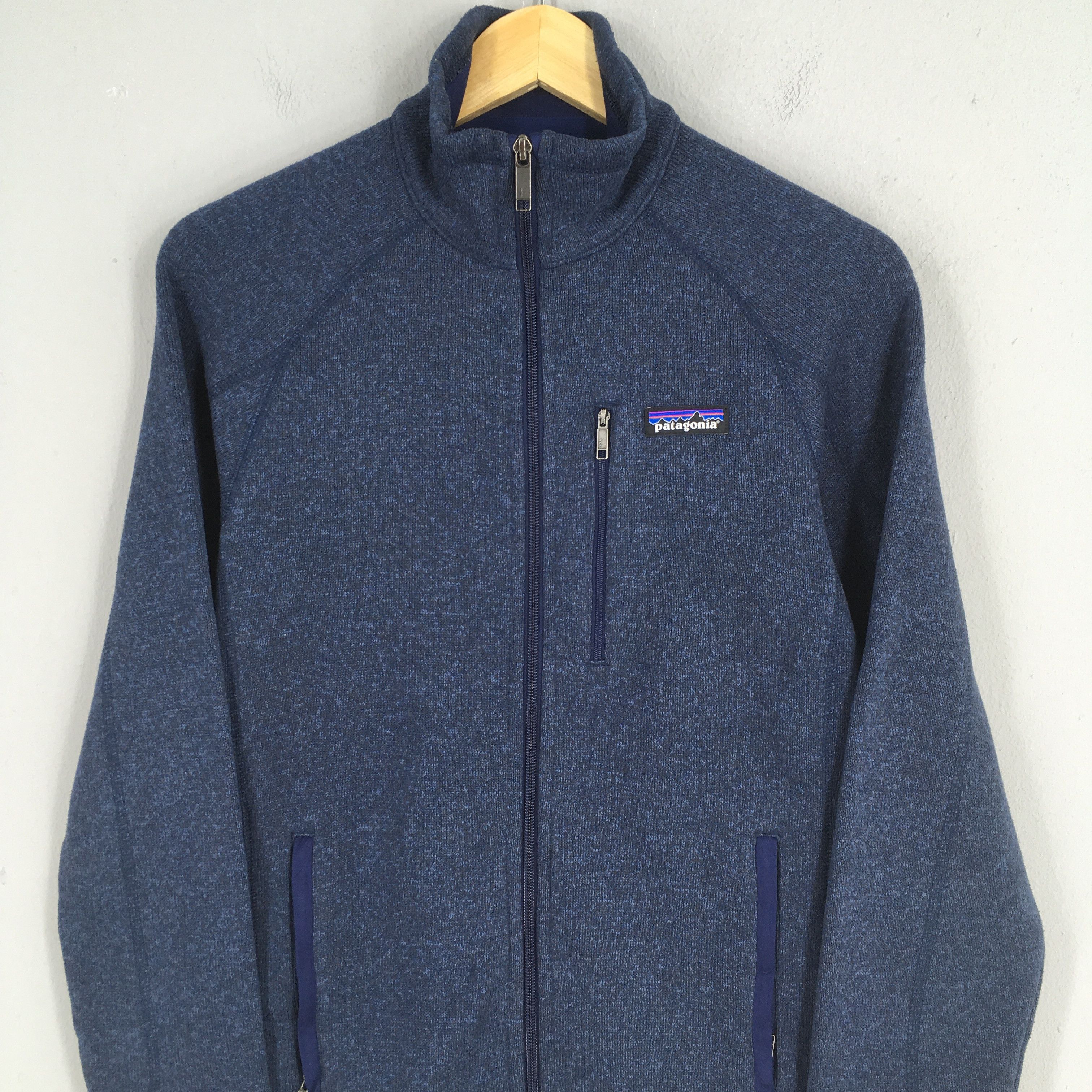 Patagonia × Vintage Vintage Patagonia Blue Zipper Fleece Sweatshirt XSmall Size US XS / EU 42 / 0 - 2 Thumbnail