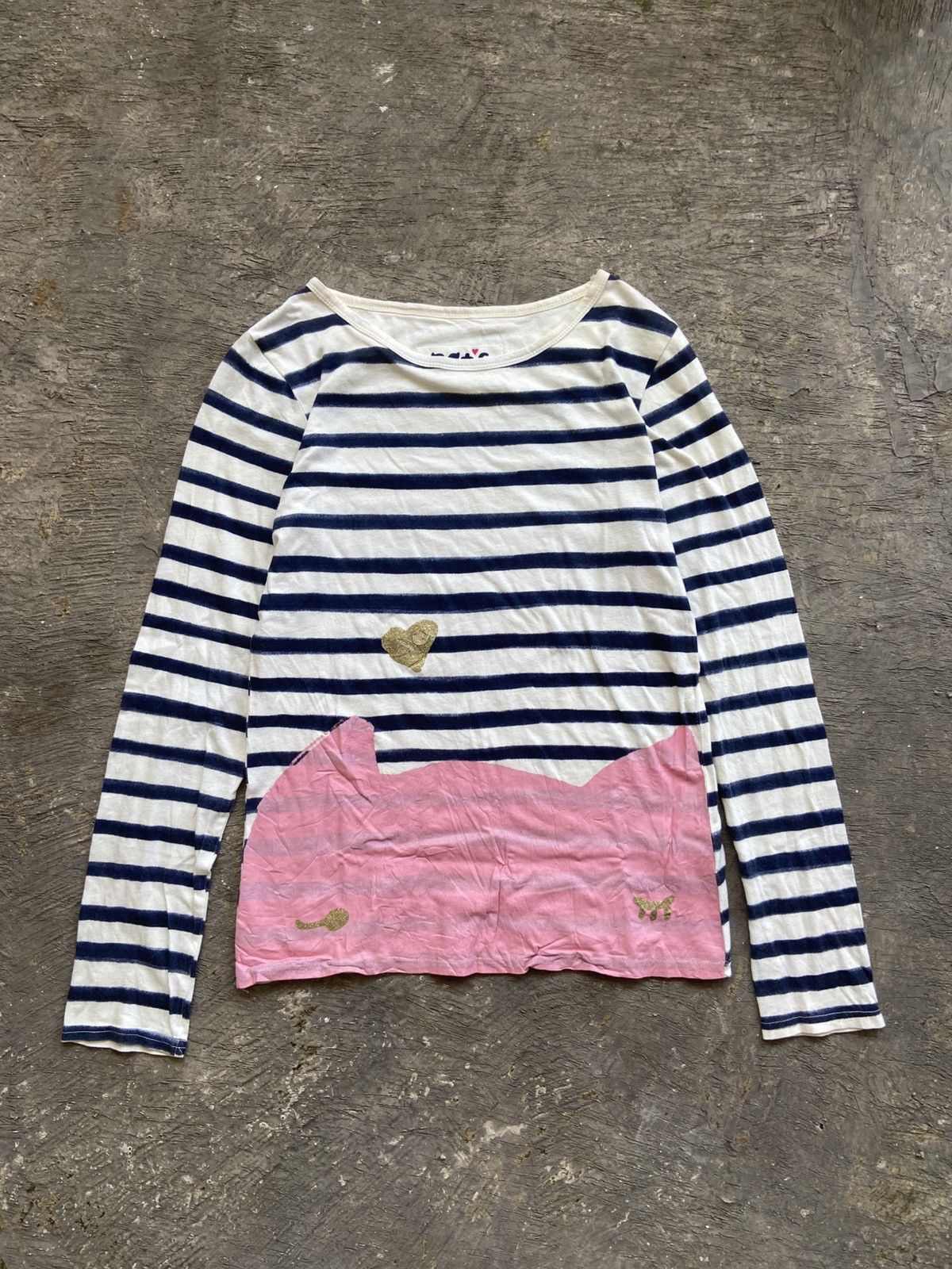 Tsumori Chisato “CATS” Tsumori Chisato by Issey Miyake Stripe Long Slevee Size M / US 6-8 / IT 42-44 - 1 Thumbnail