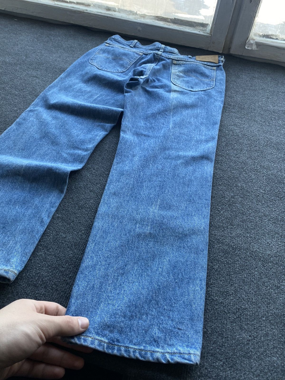 Lee 🔥80s Lee riders archive union made blue washed light jeans Size US 36 / EU 52 - 22 Thumbnail