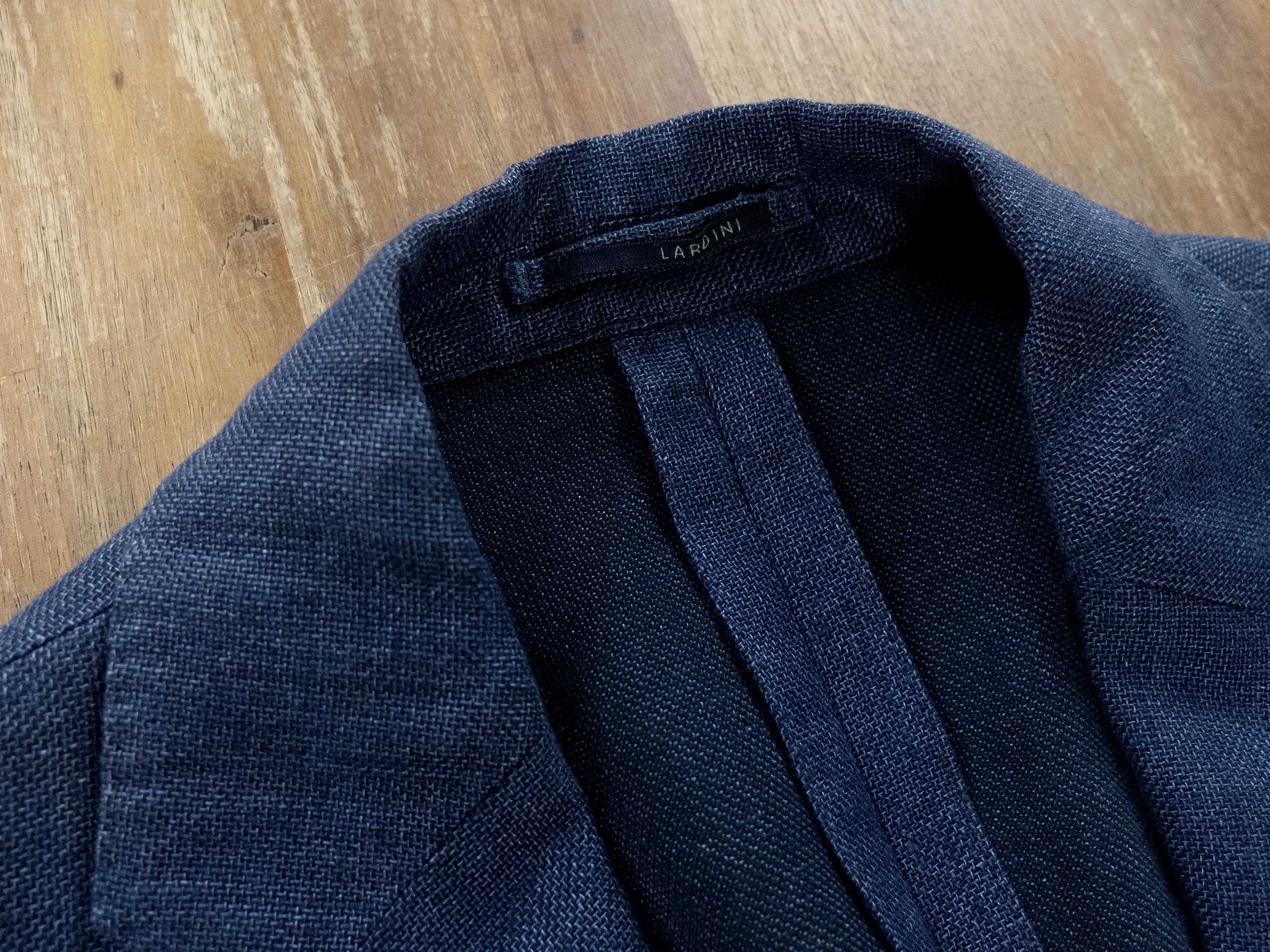 Lardini LARDINI blue linen cotton Spring Summer blazer jacket 40R Size 40R - 4 Thumbnail