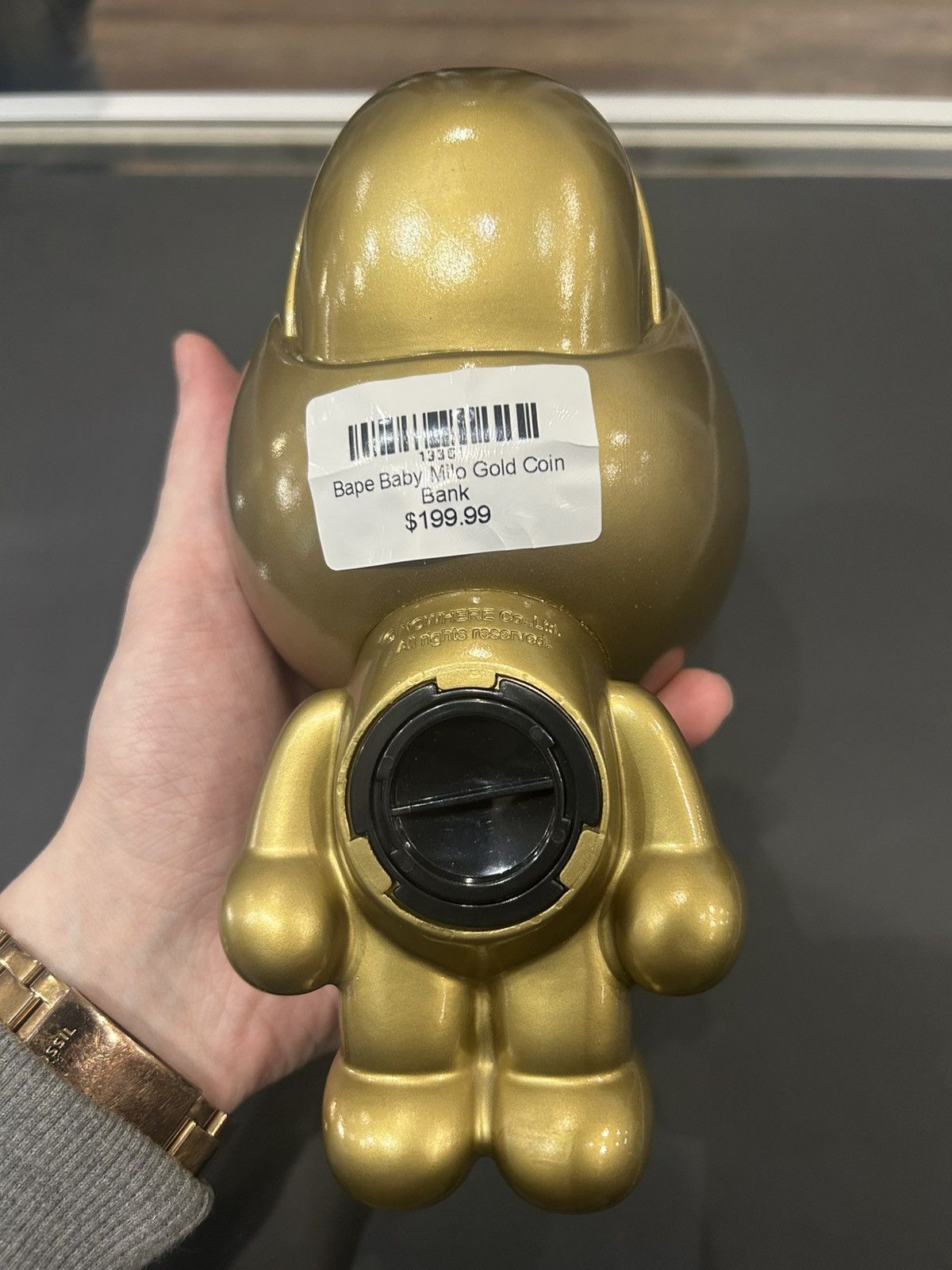 Bape Bape Baby Milo Gold Coin Bank Size ONE SIZE - 3 Thumbnail