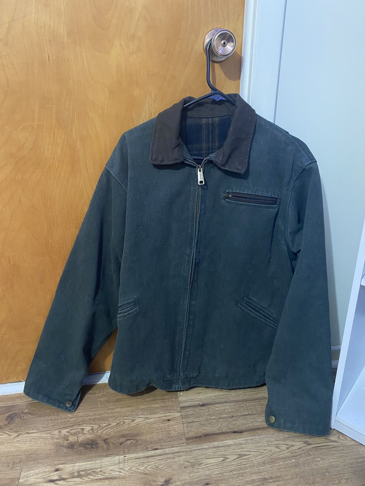 Other Dark green vintage workwear jacket similiar to carhartt Size US L / EU 52-54 / 3 - 1 Thumbnail