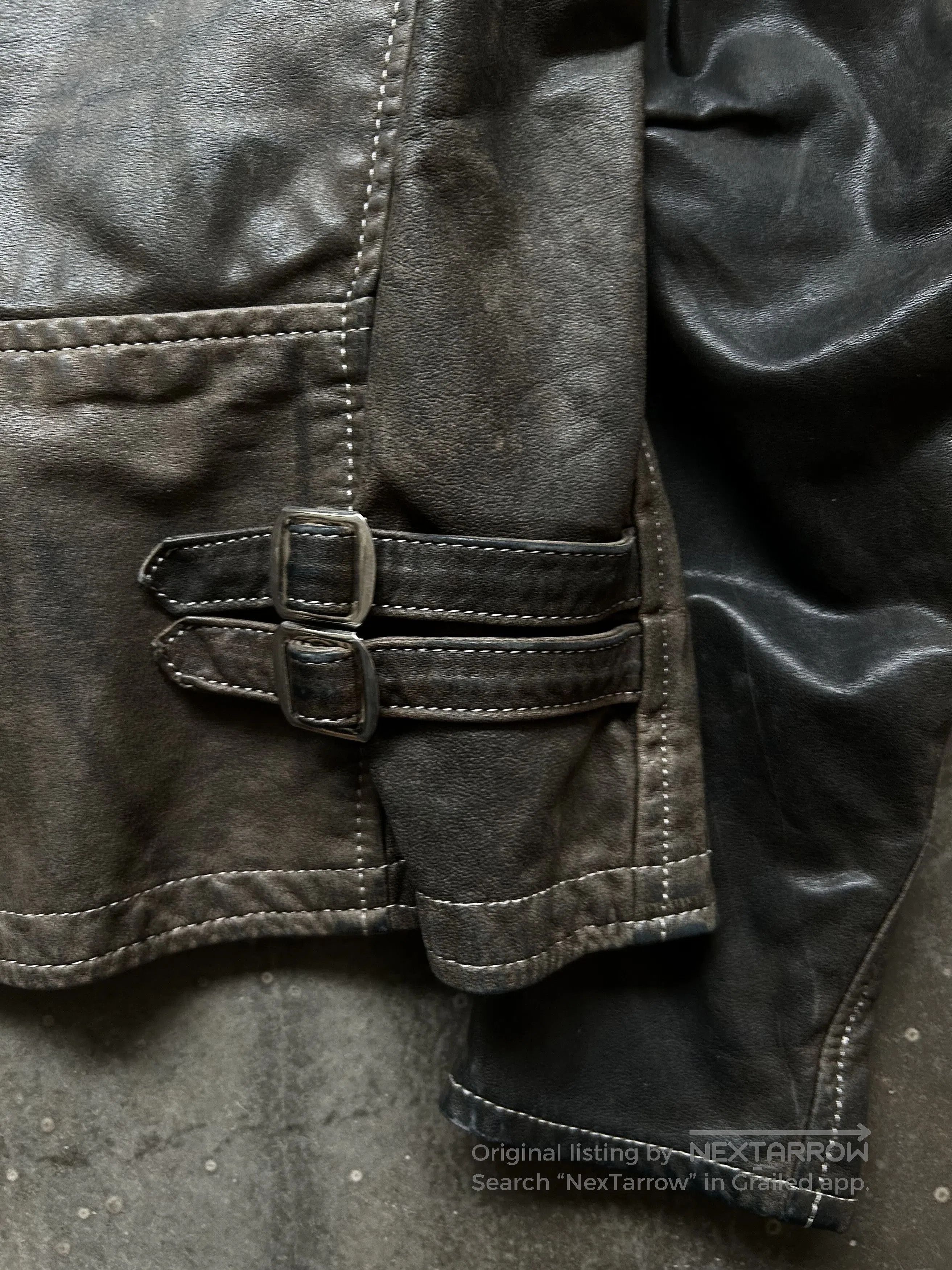 Nozomi Ishiguro unique zipper leather jacket by nozomi ishiguro. Size US M / EU 48-50 / 2 - 7 Thumbnail
