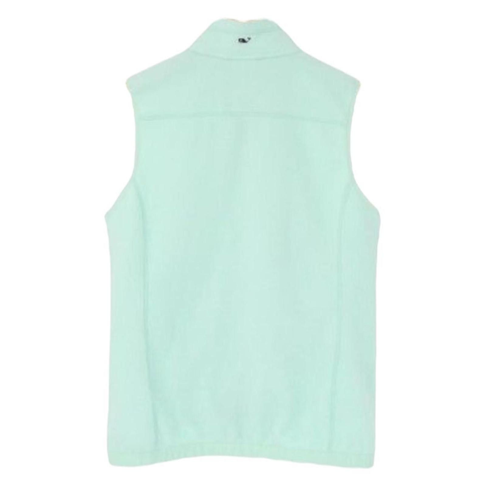 Vineyard Vines Vineyard Vines Wintermint Green Westerly Fleece Vest Size S / US 4 / IT 40 - 2 Thumbnail