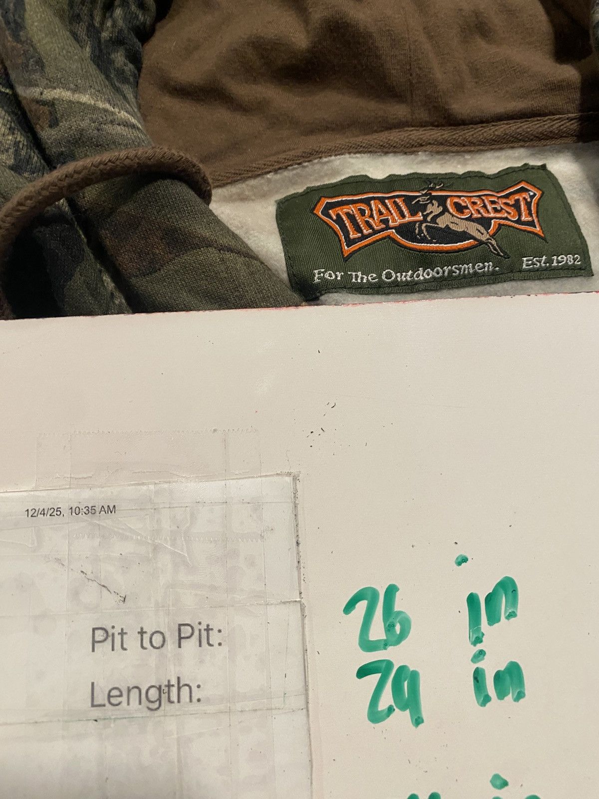 Mossy Oaks Vintage Camo Hoodie Size US XL / EU 56 / 4 - 4 Thumbnail