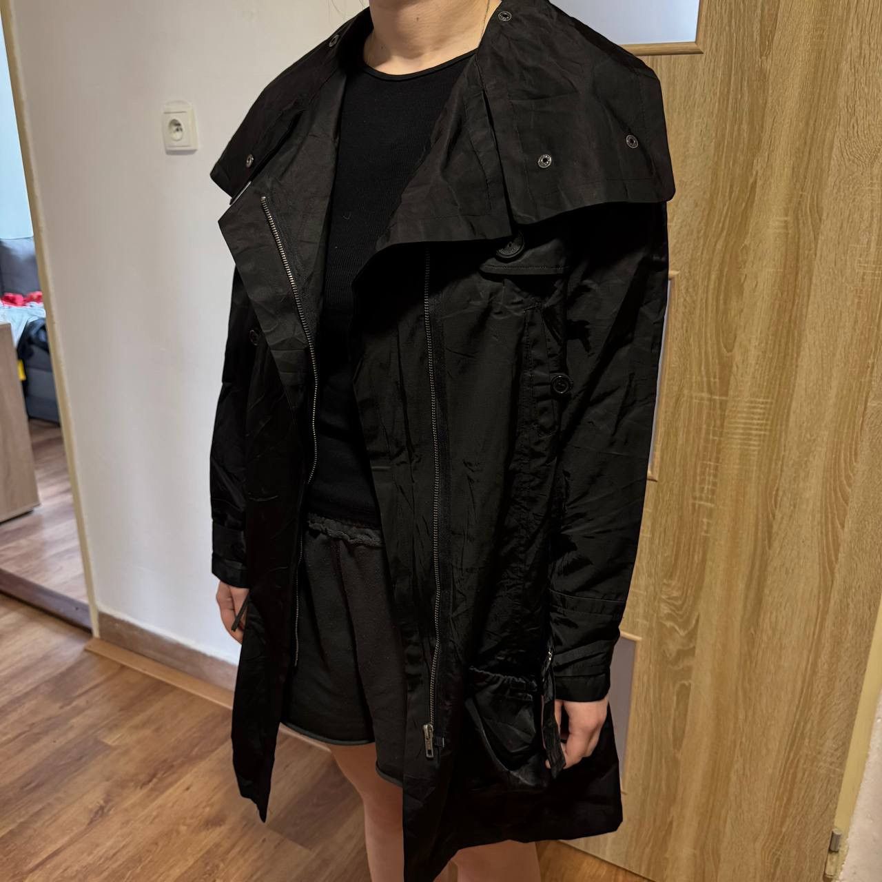 Stussy Stussy Coat Trench Raincoat Ninja Goth Nylon Coat Jacket Size M / US 6-8 / IT 42-44 - 9 Thumbnail