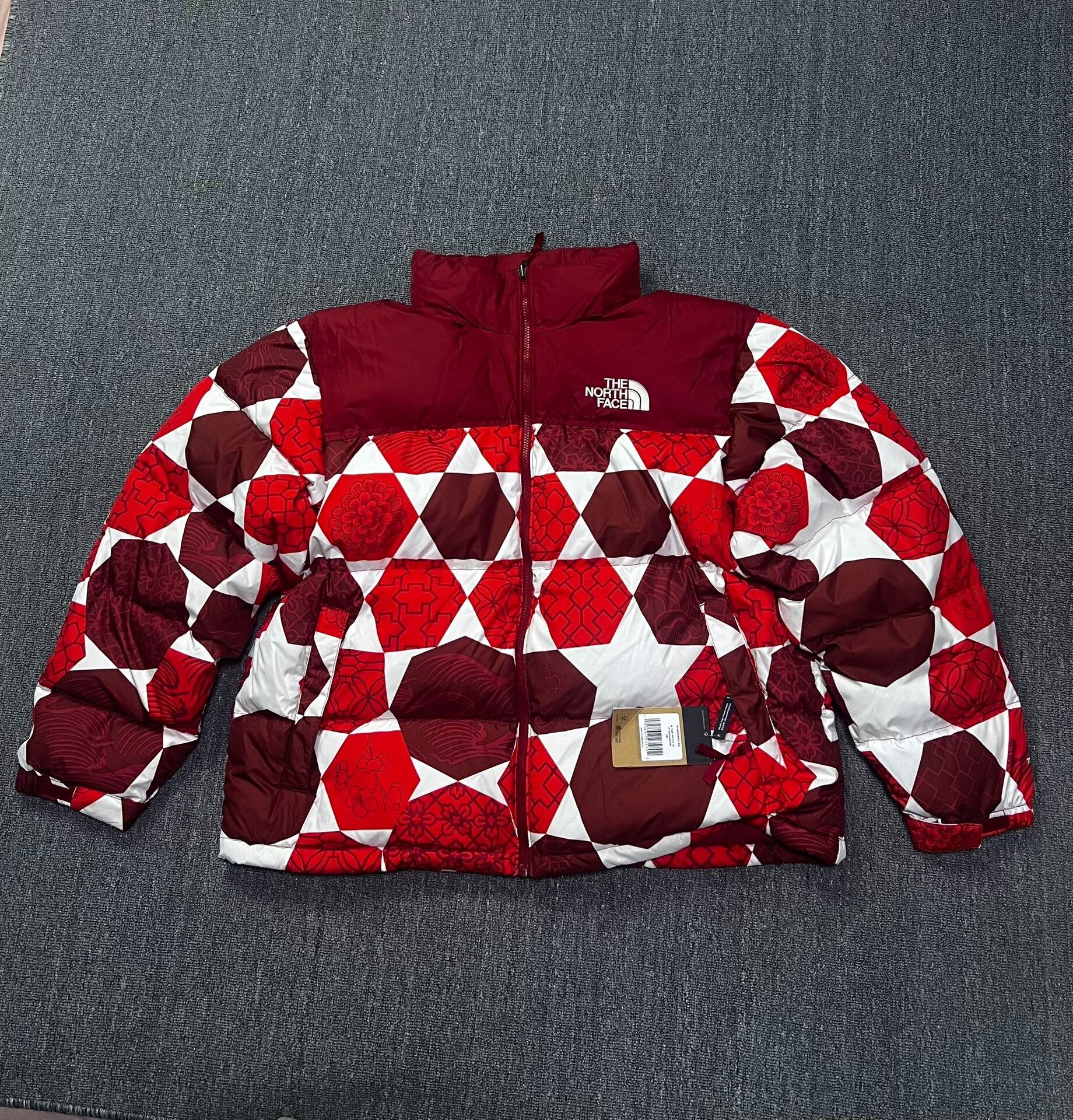 The North Face The North Face 1996 Red White Down Jacket Size US XXL / EU 58 / 5 - 1 Thumbnail