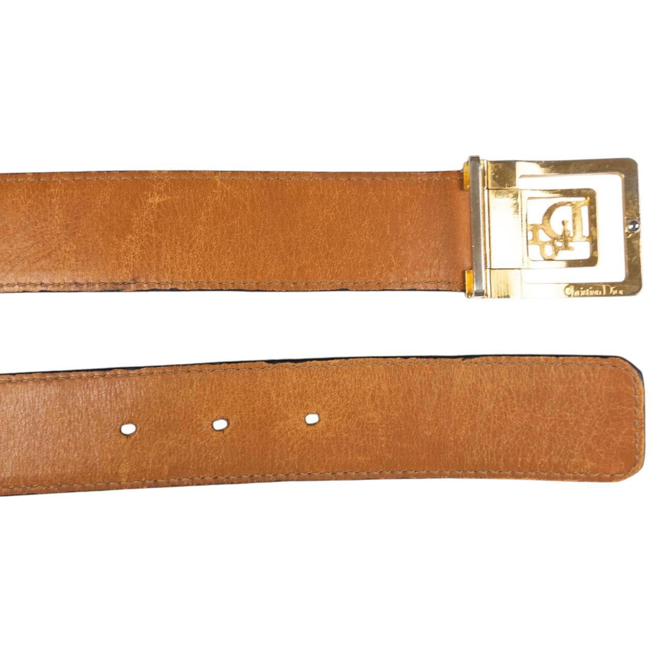Dior Vintage Dior Leather Belt Size W30 Size ONE SIZE - 4 Thumbnail