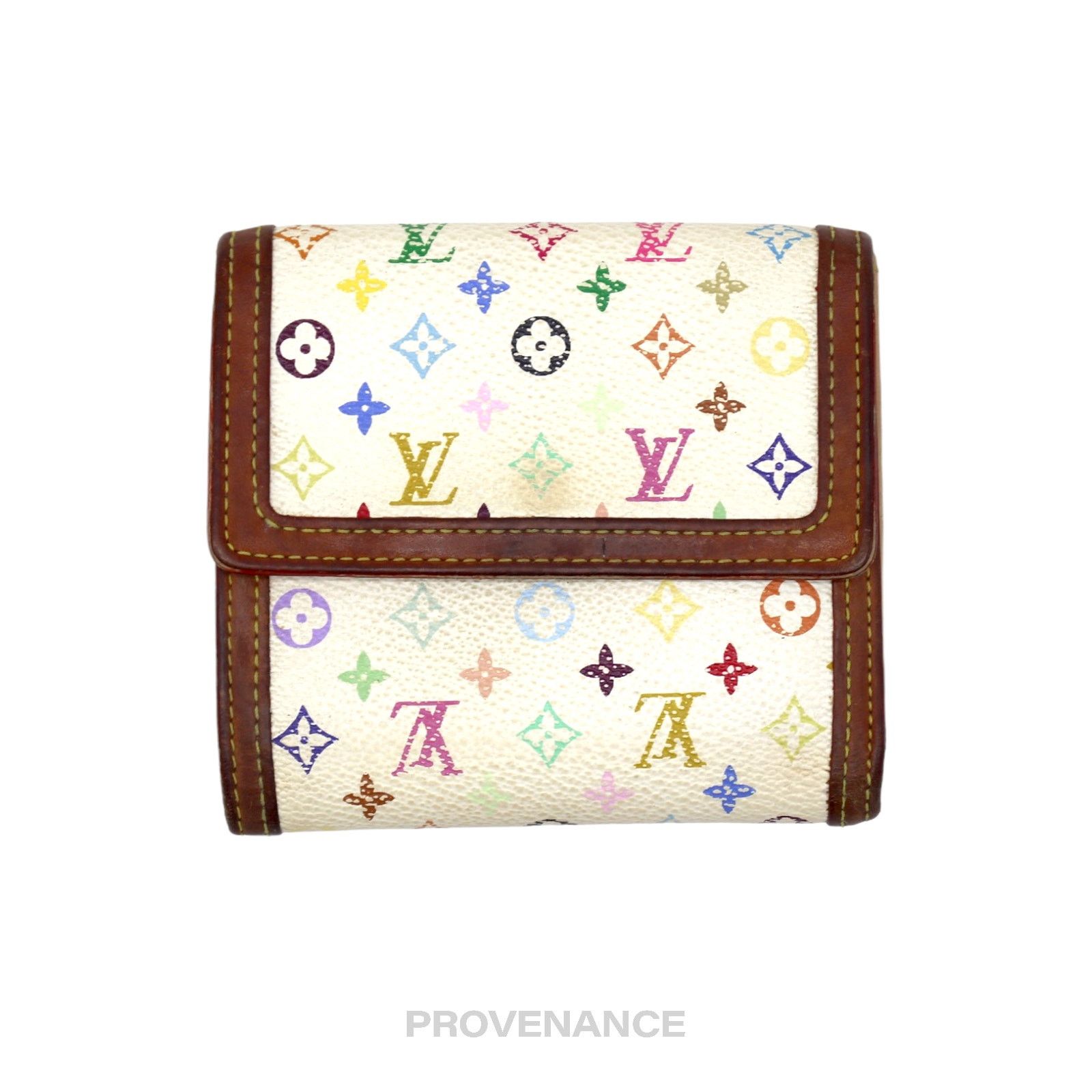 Louis Vuitton 🔴 Louis Vuitton Elise Trifold Wallet - Monogram Multicolore Size ONE SIZE - 2 Thumbnail