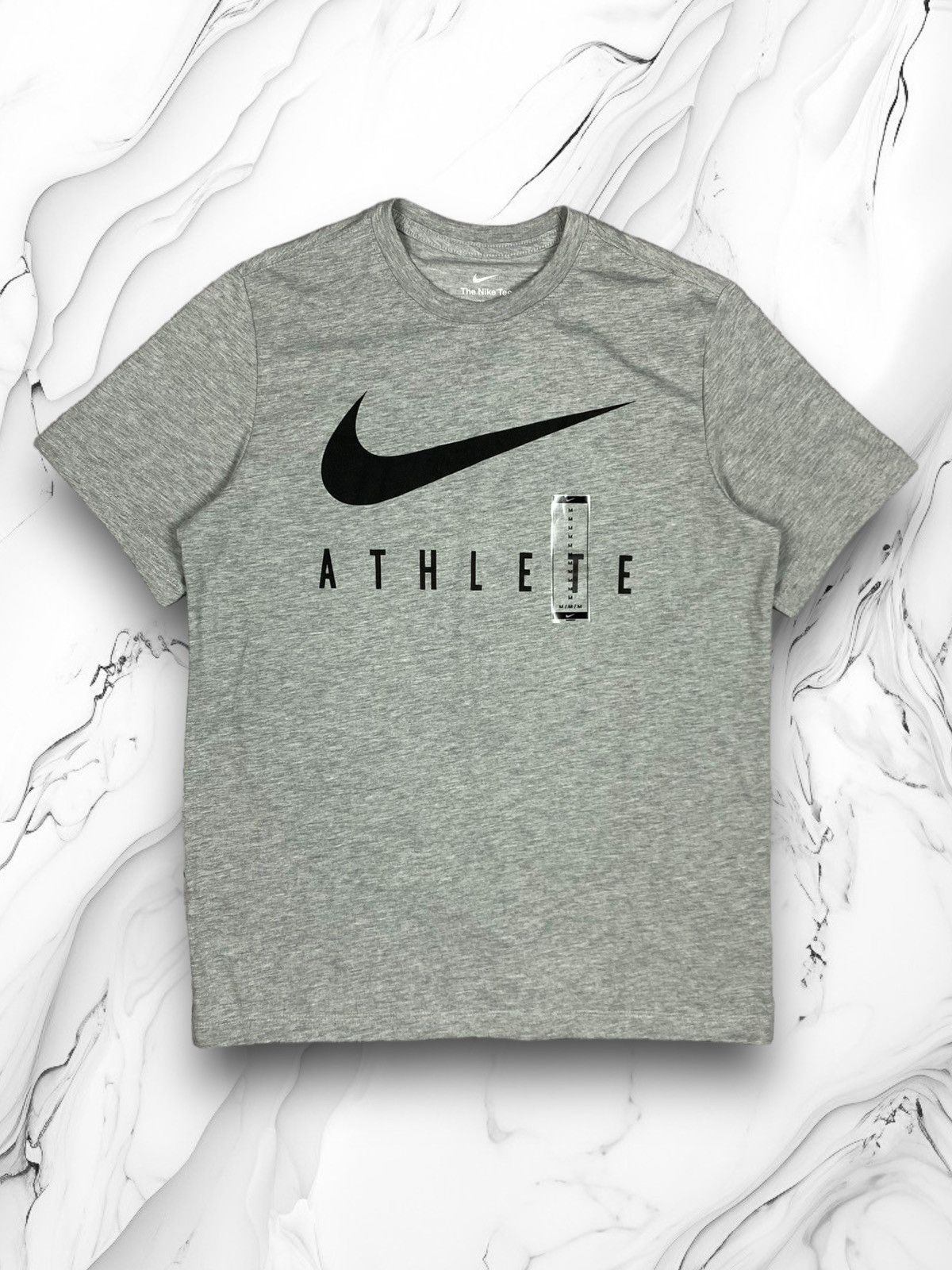 Nike New Nike Athletic Swoosh Big Logo Tee T Shirt Size US M / EU 48-50 / 2 - 1 Thumbnail