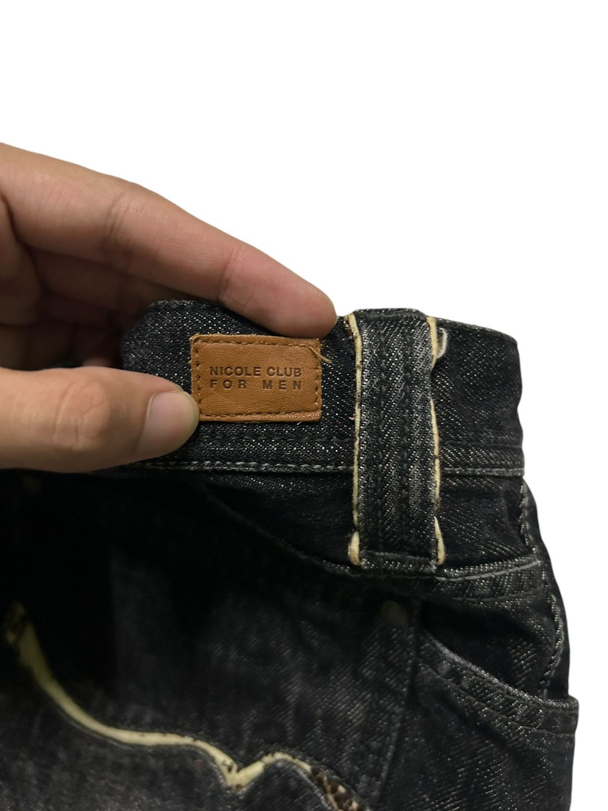 If Six Was Nine × Le Grande Bleu (L.G.B.) × Nicole Club Nicole Club For Men Rare Japanese Punk Style Denim 🎌☠️☠️ Size US 31 - 14 Thumbnail