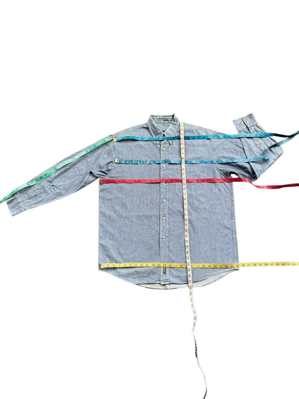 Timberland Vintage Timberland Denim Shirt Size US XL / EU 56 / 4 - 8 Thumbnail