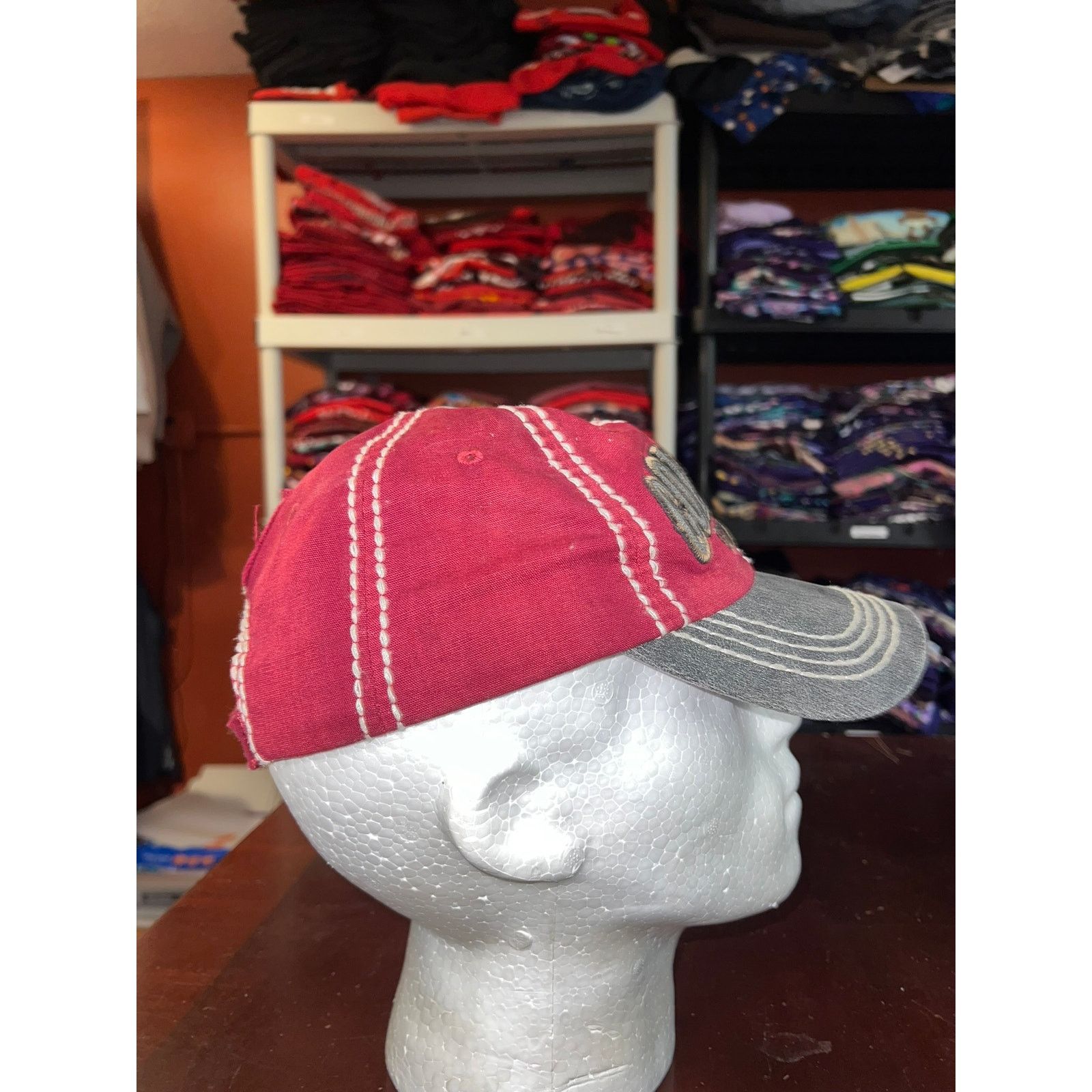 Robin Ruth Robin Ruth Hat Colroado State Destination Red Cap Headwear Size ONE SIZE - 5 Thumbnail