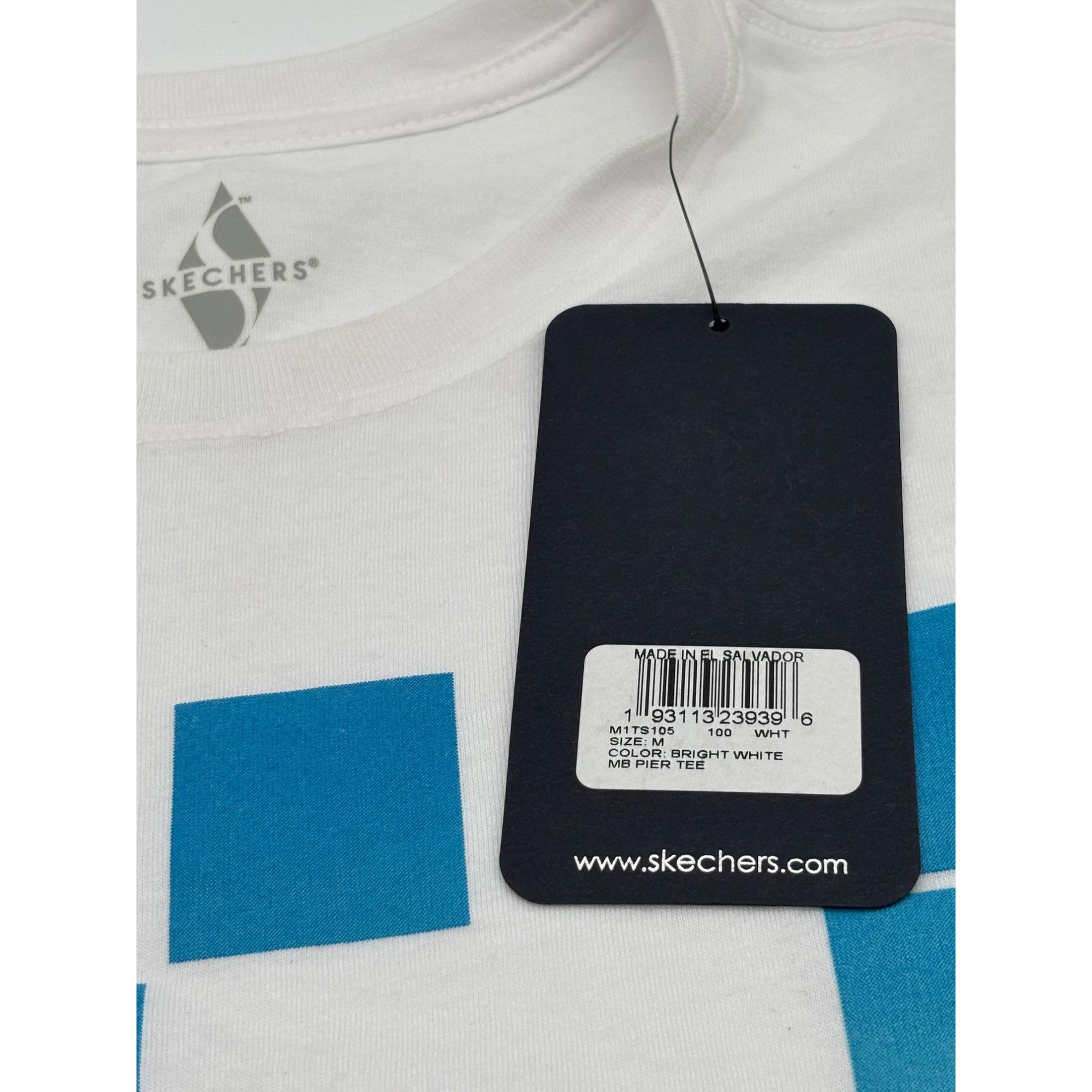 SKECHERS Skechers Manhattan Beach Pier Tee, Bright White, Sz. M Size M / US 6-8 / IT 42-44 - 6 Thumbnail
